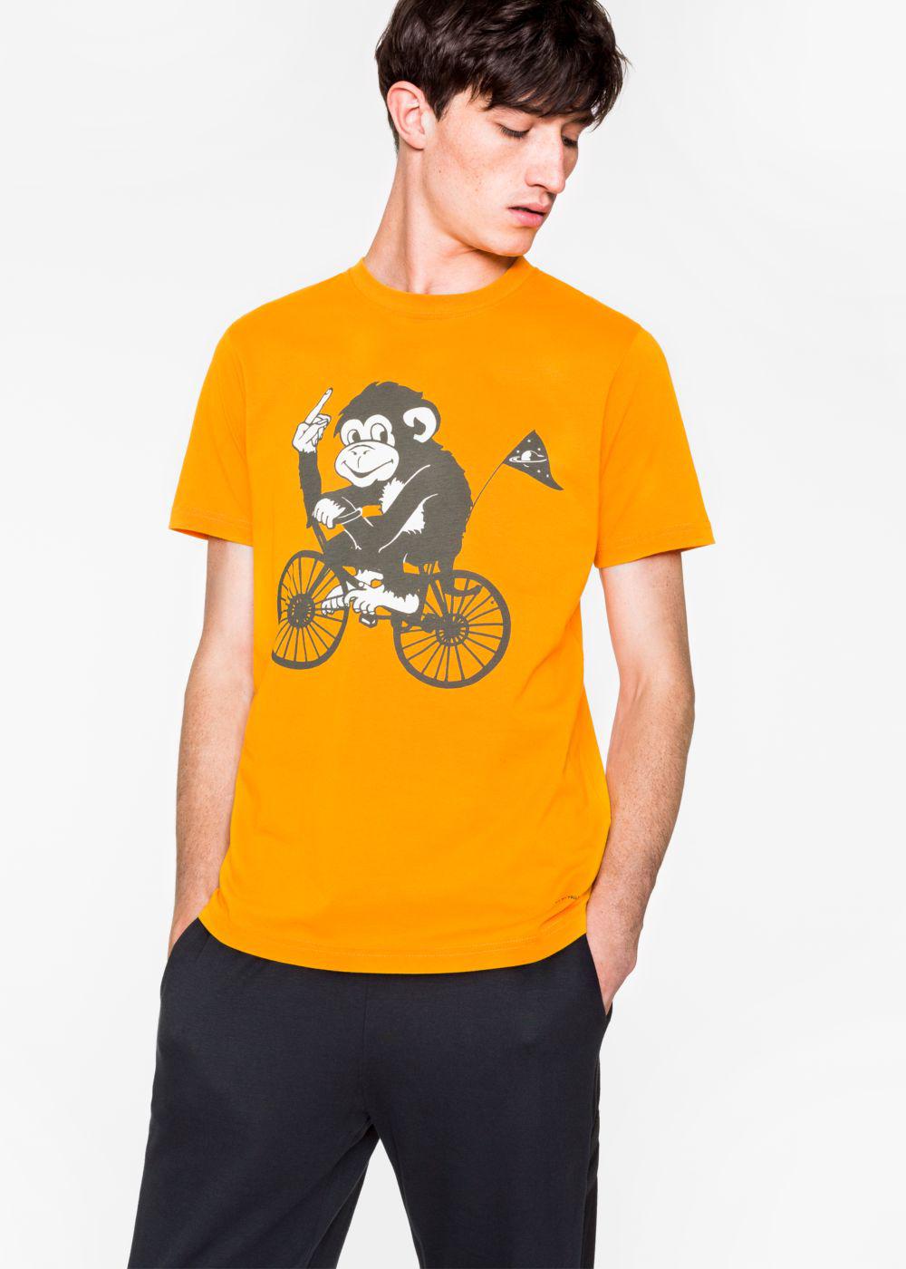 monkey print t shirt