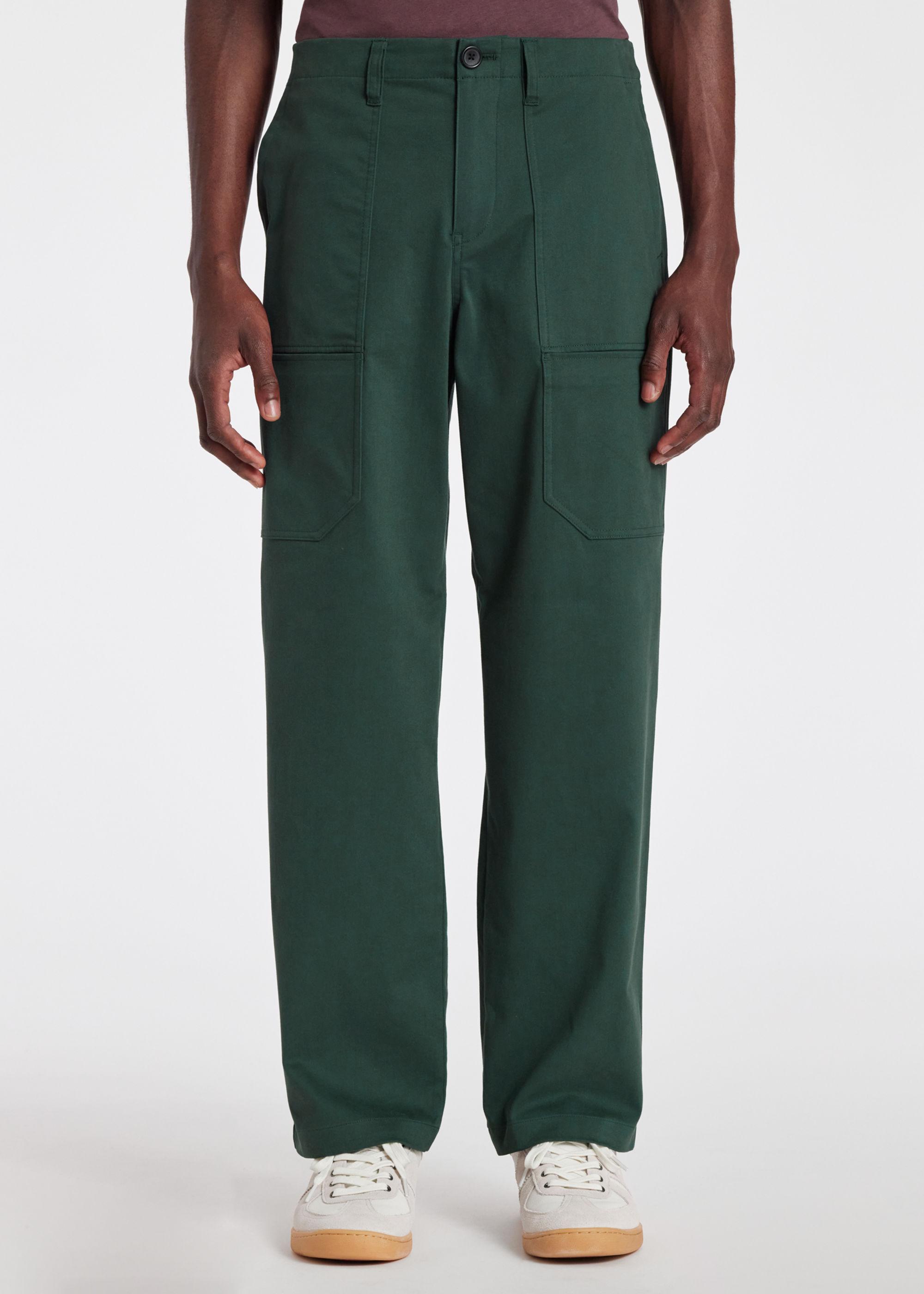 Paul Smith Mens Loose Fit Tapered Chino in Green for Men | Lyst UK