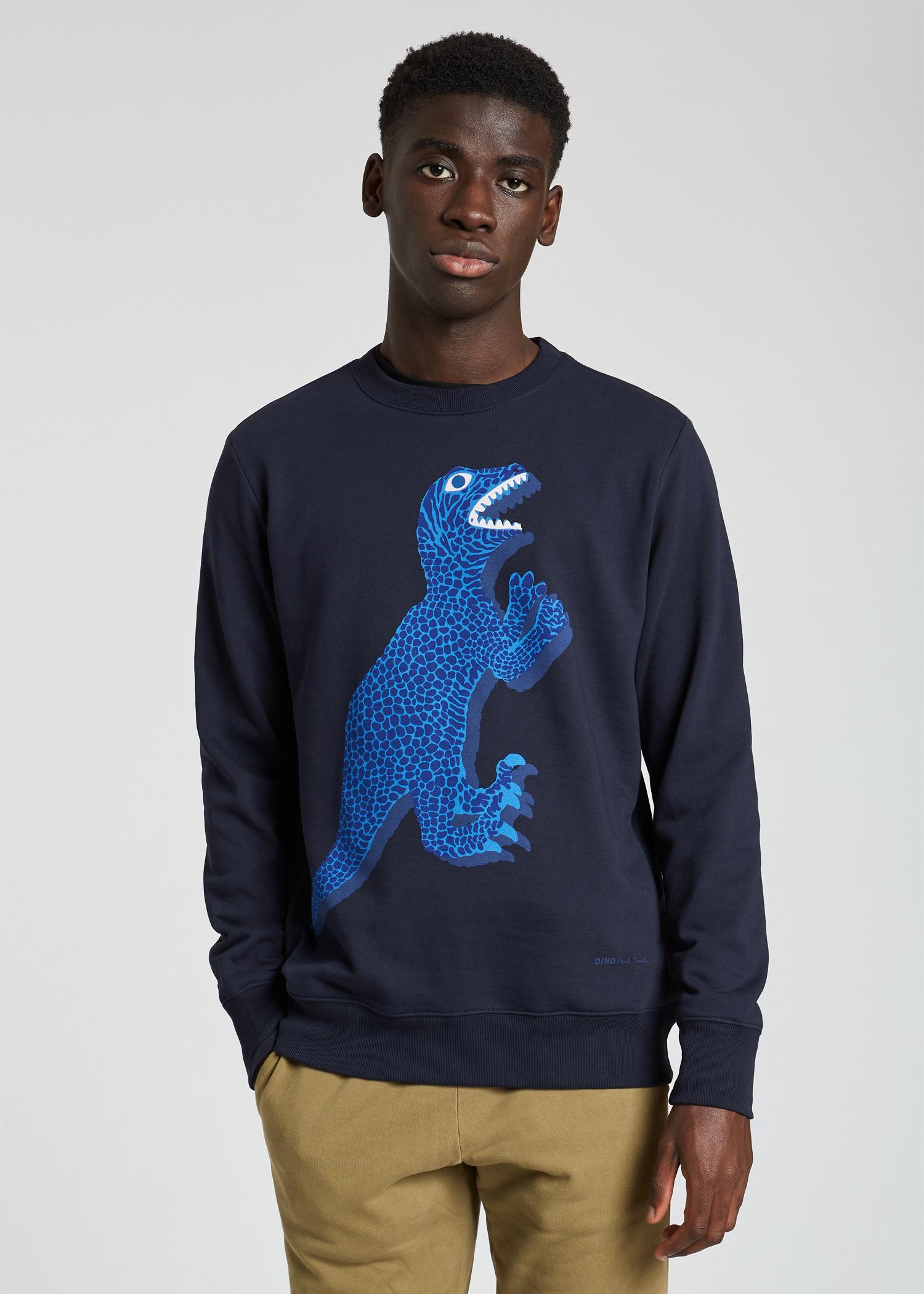 PS by Paul Smith Mens Reg Fit Sweatshirt Dino in Blue for Men | Lyst UK