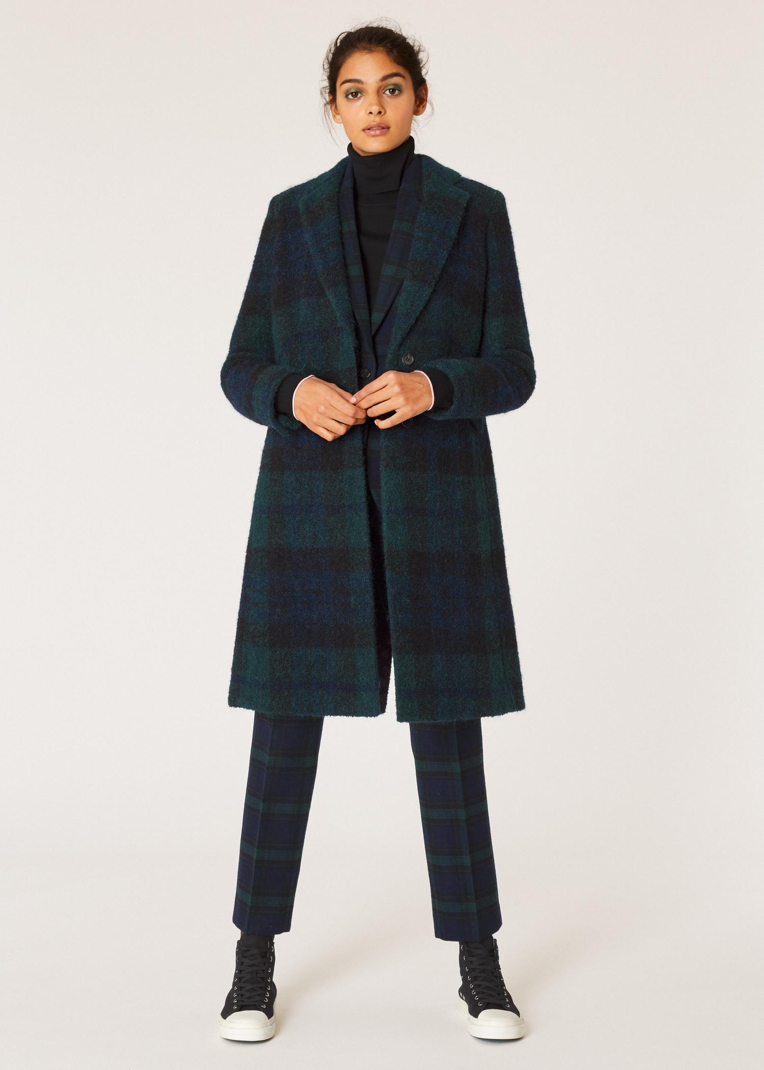 blackwatch plaid coat