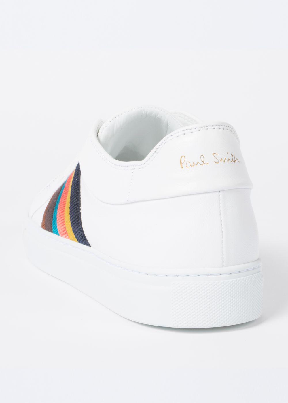 White Calf Leather 'ivo' Trainers 