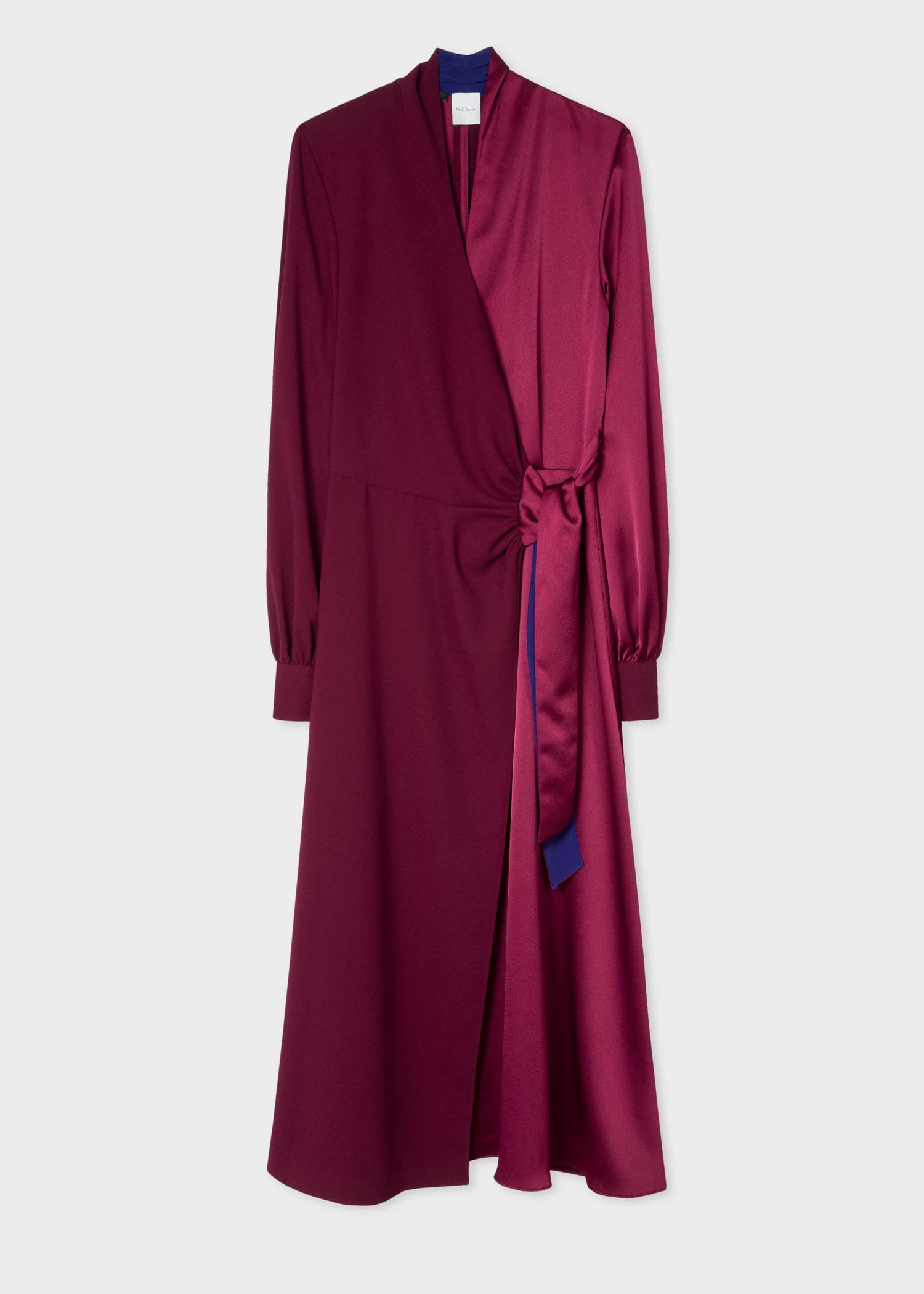 purple burgundy dress