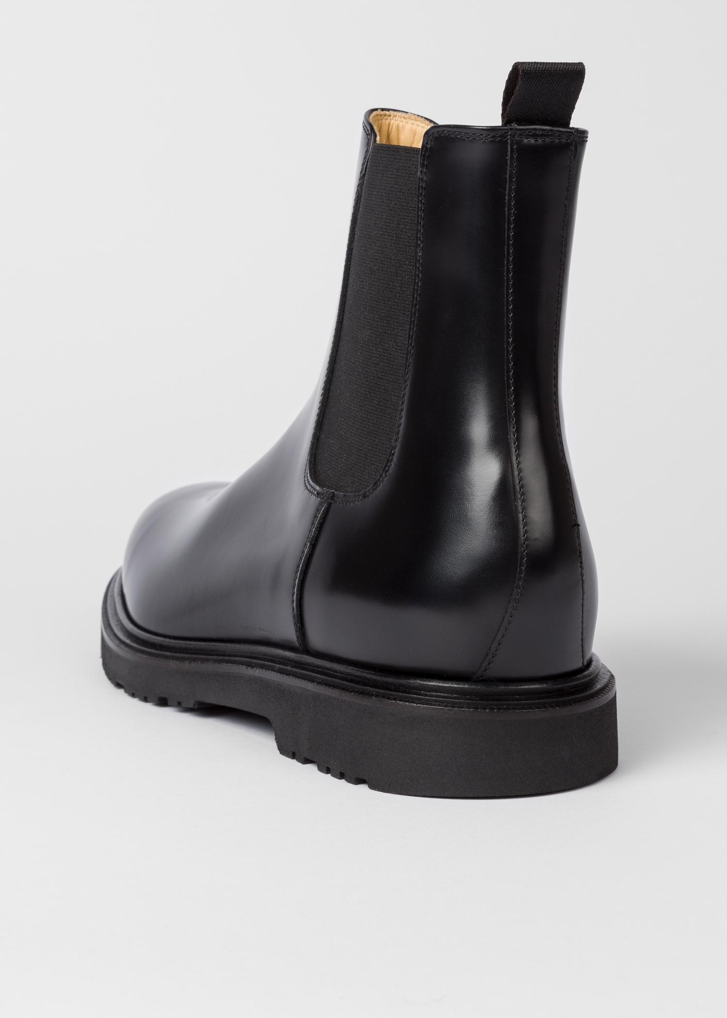 paul smith black chelsea boots