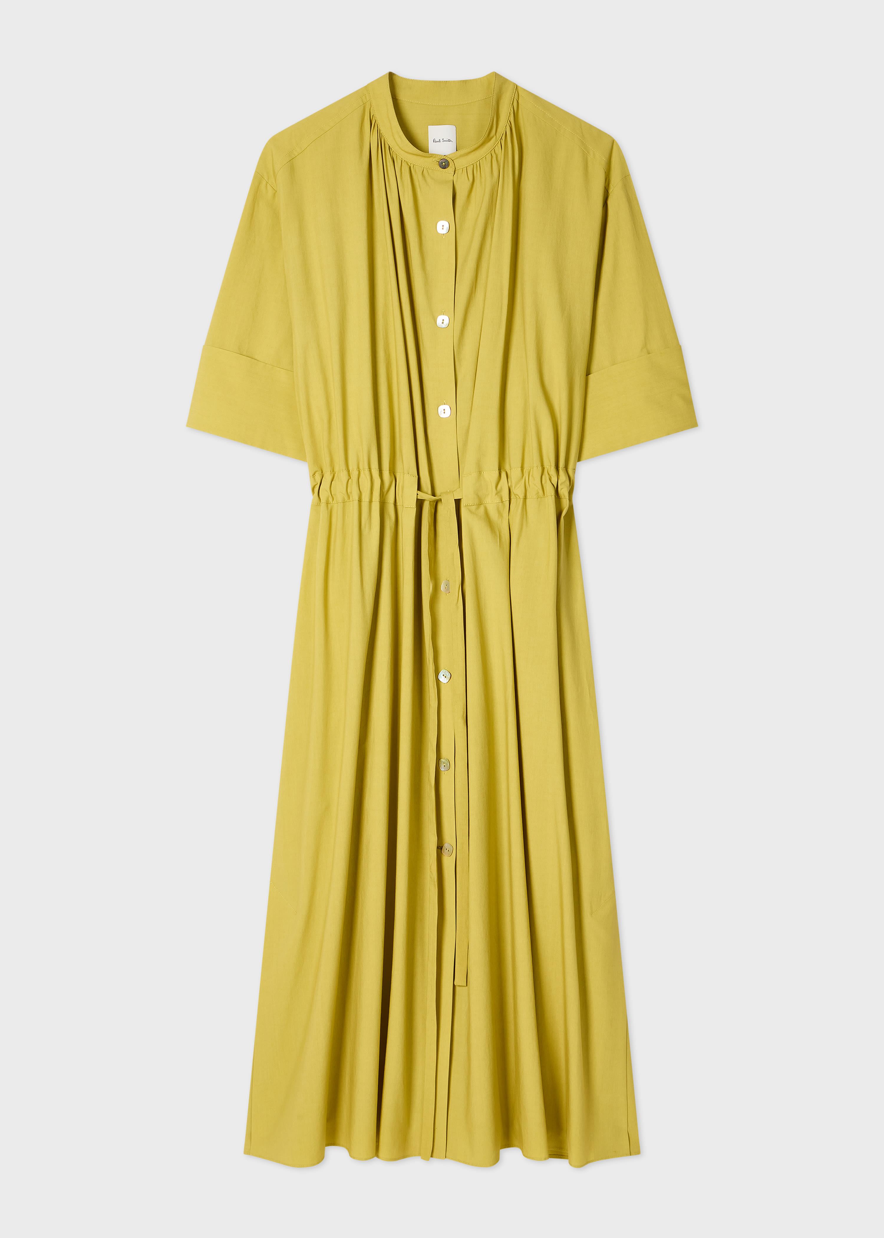 Robe Midi Paul Smith - Manches Courtes - Dorée Lamée - Taille M (IT 42) - Occasion Très Bon état
