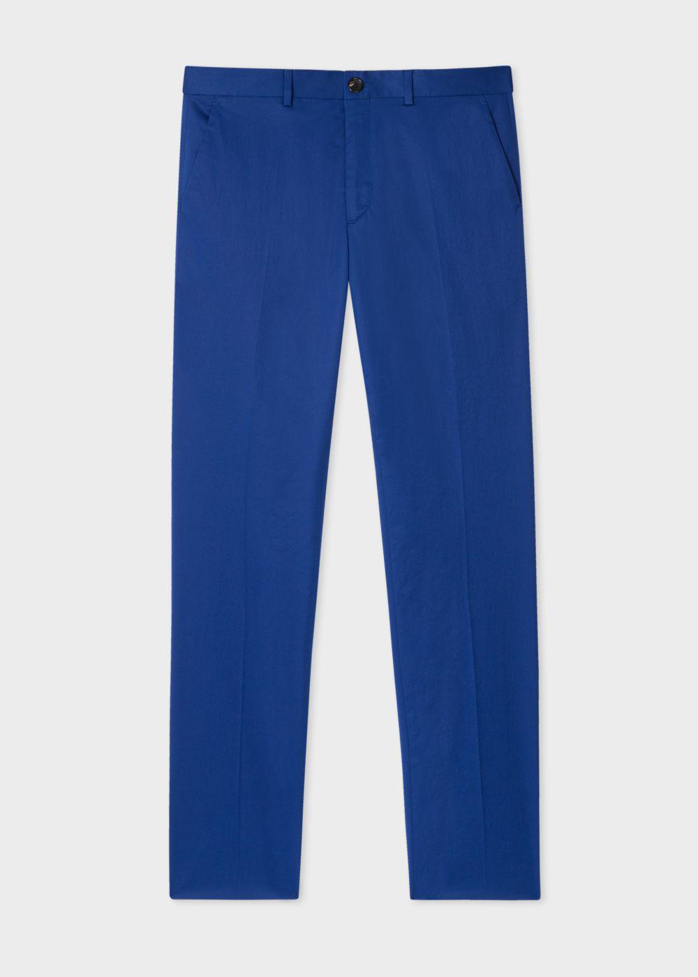 cobalt blue chinos mens