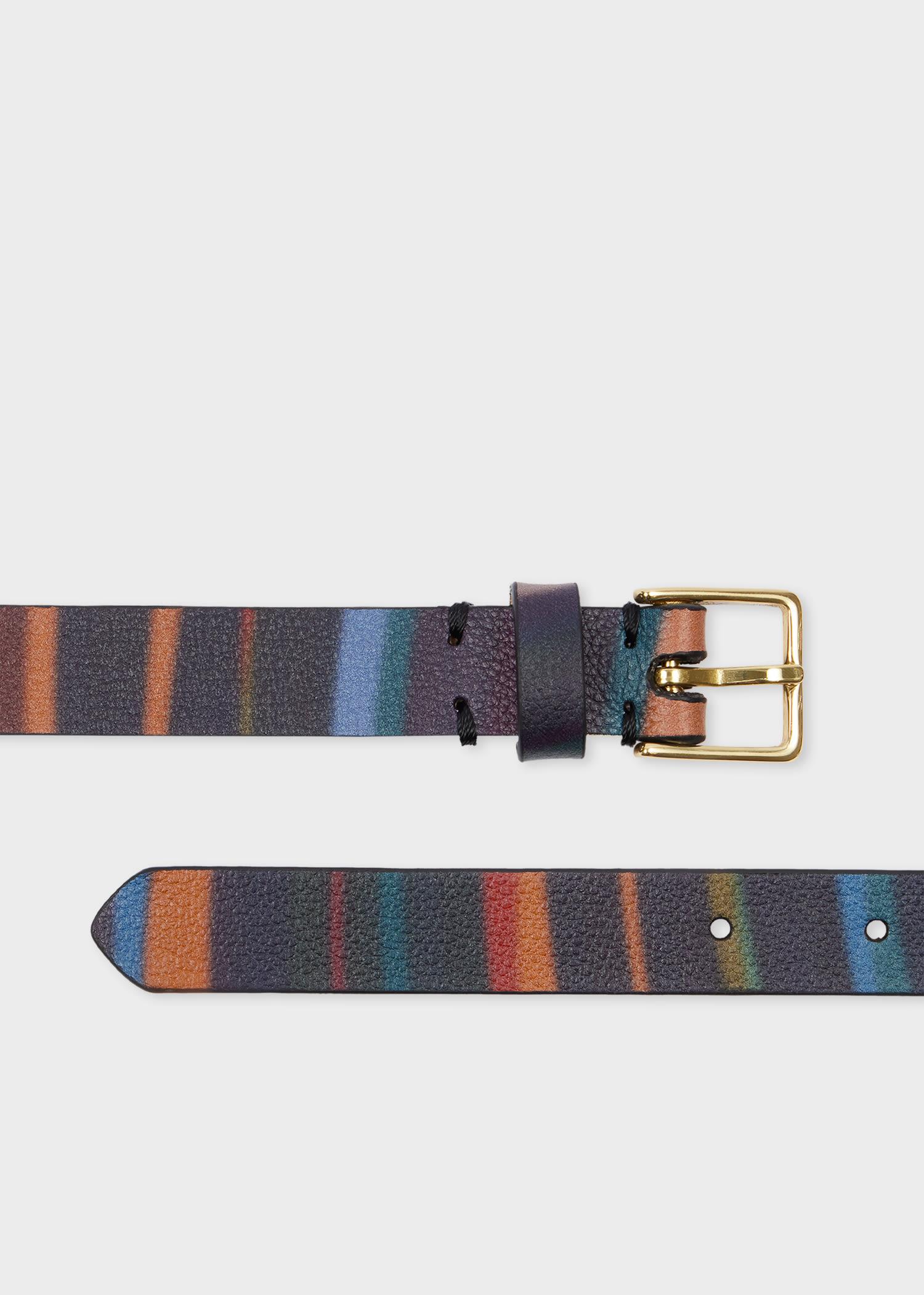 Paul Smith Dusky Swirl Multicolor Leather Belt Paul Smith  main image 3