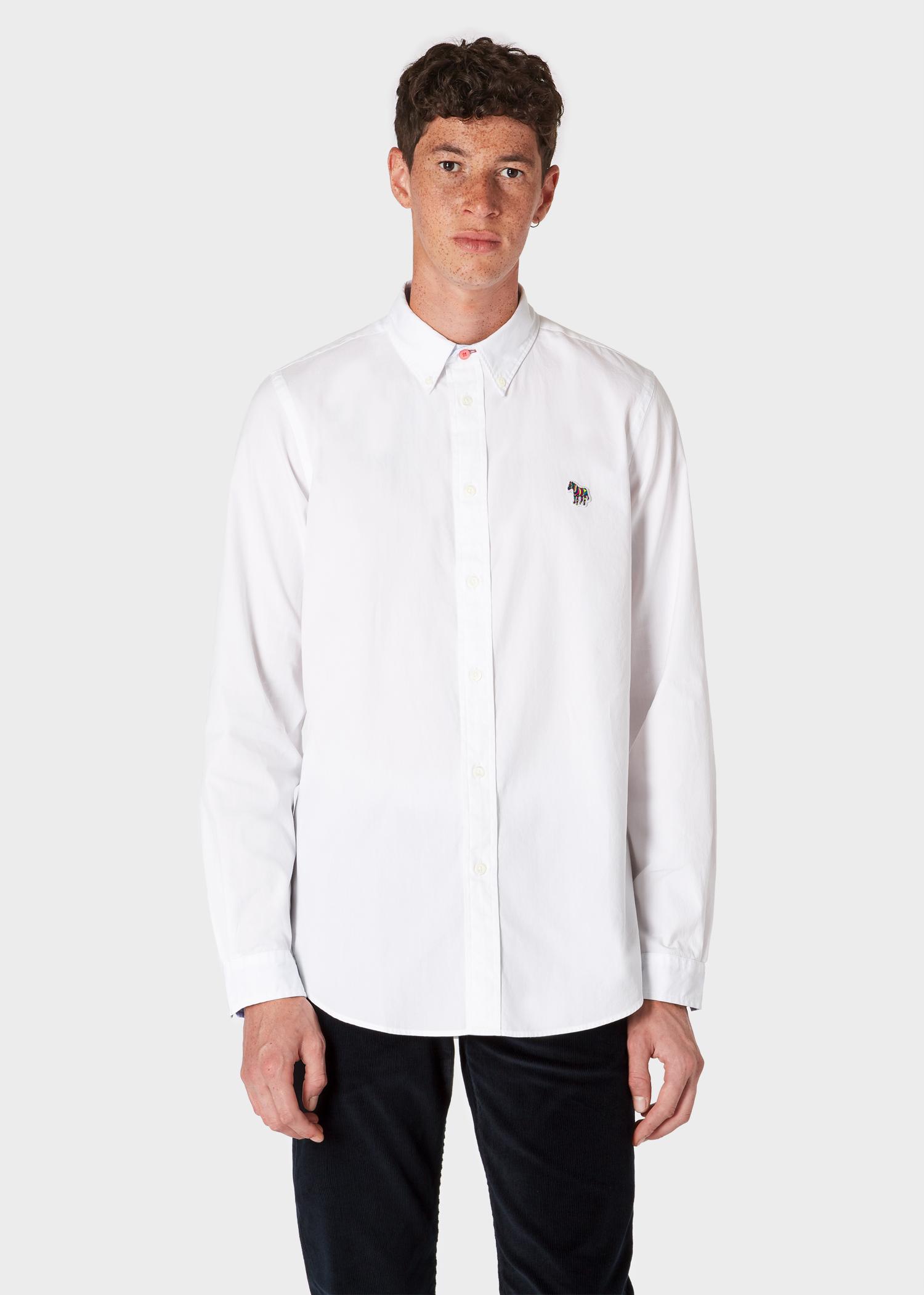 paul smith white zebra t shirt