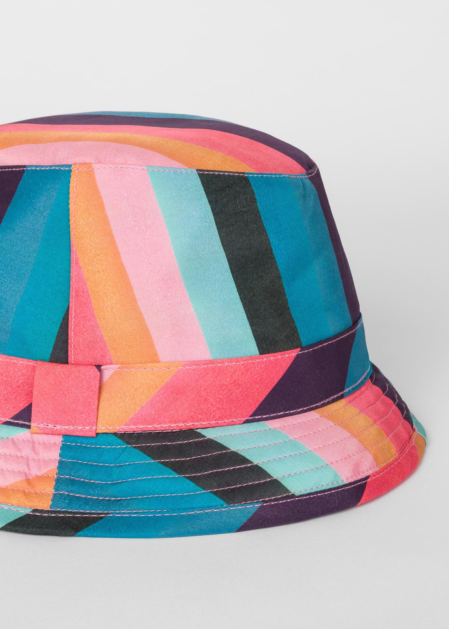 Paul Smith Synthetic 'artist Stripe' Print Bucket Hat for Men - Lyst