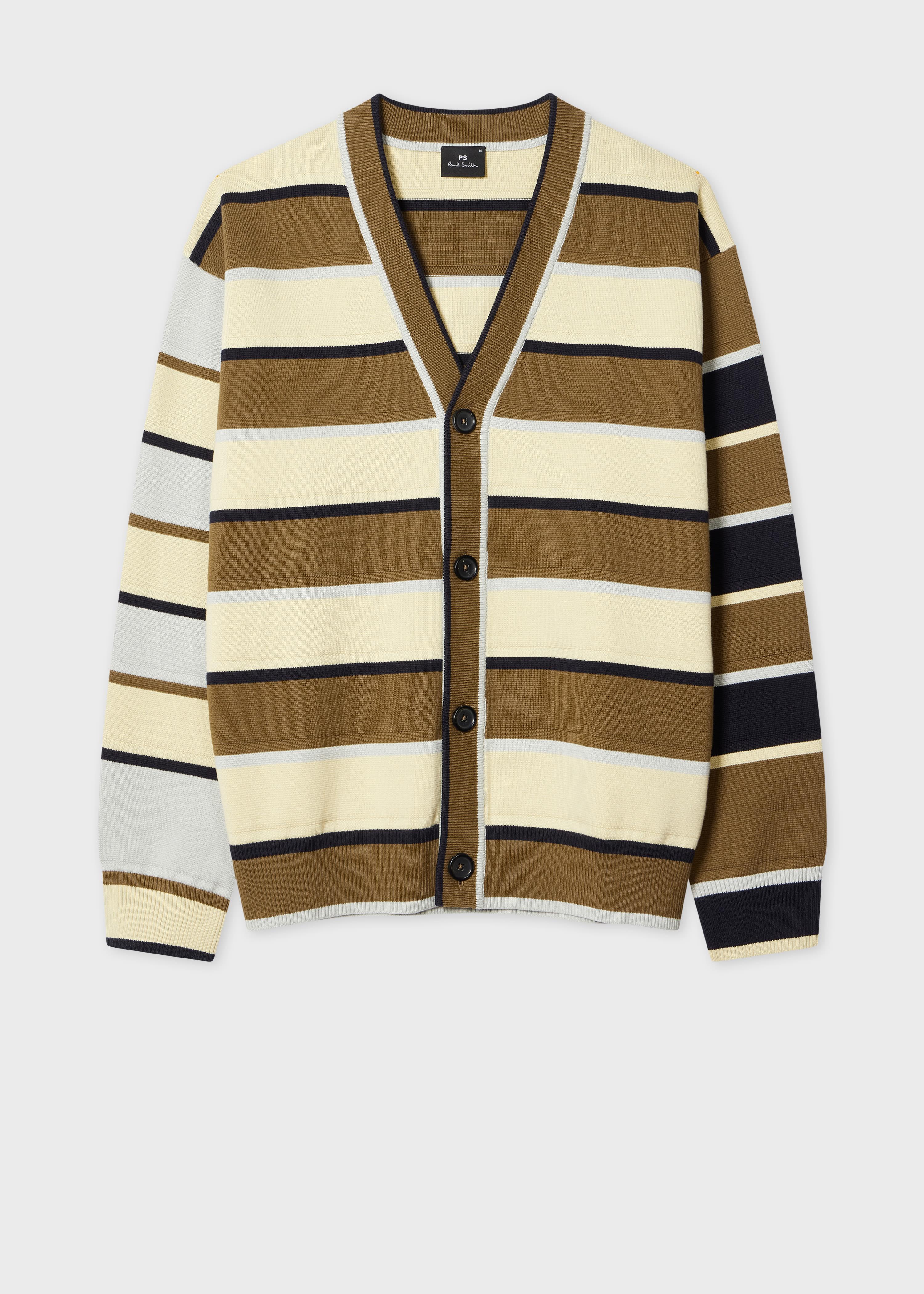 Cardigan Homme Paul Smith 100% Coton Noir - Neuf Avec étiquettes, Coupe Fine, Style Boutonné