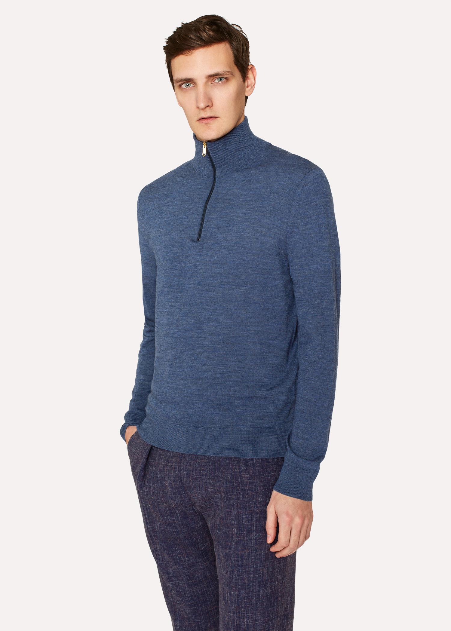 merino funnel neck jumper