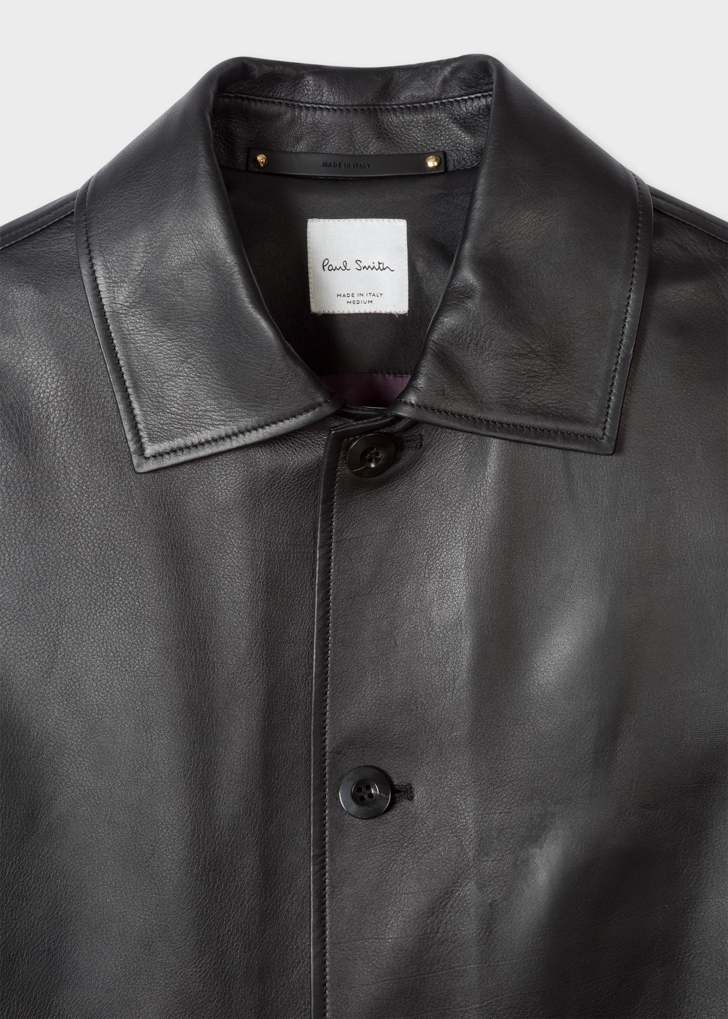 leather chore coat