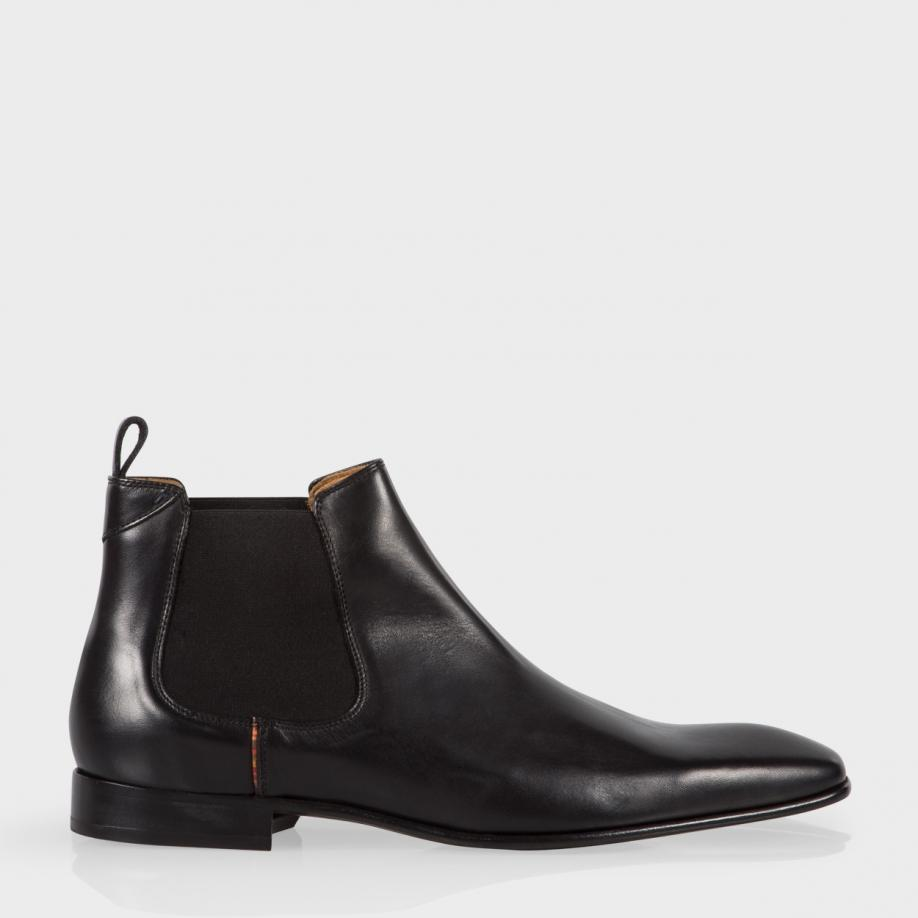 Paul Smith Men's Black Leather 'falconer' Chelsea Boots for Men - Lyst