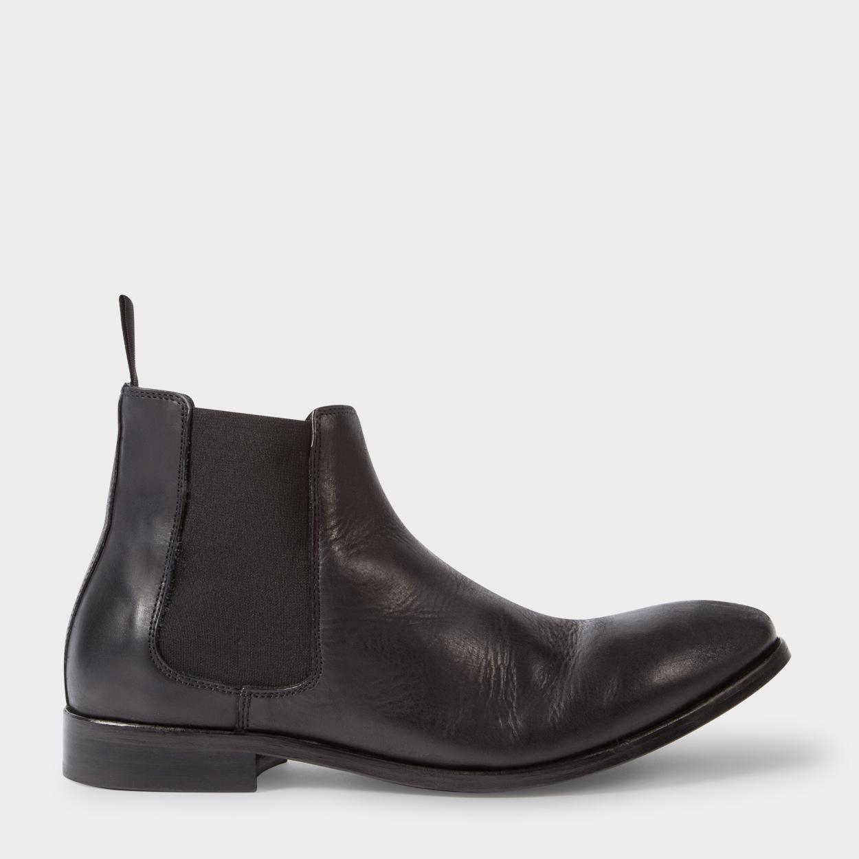 Paul smith Men's Black Calf Leather 'lydon' Chelsea Boots in Black for ...