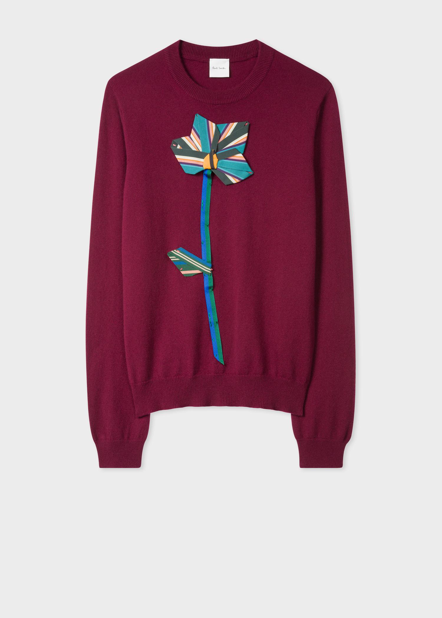 paul smith burgundy jumper