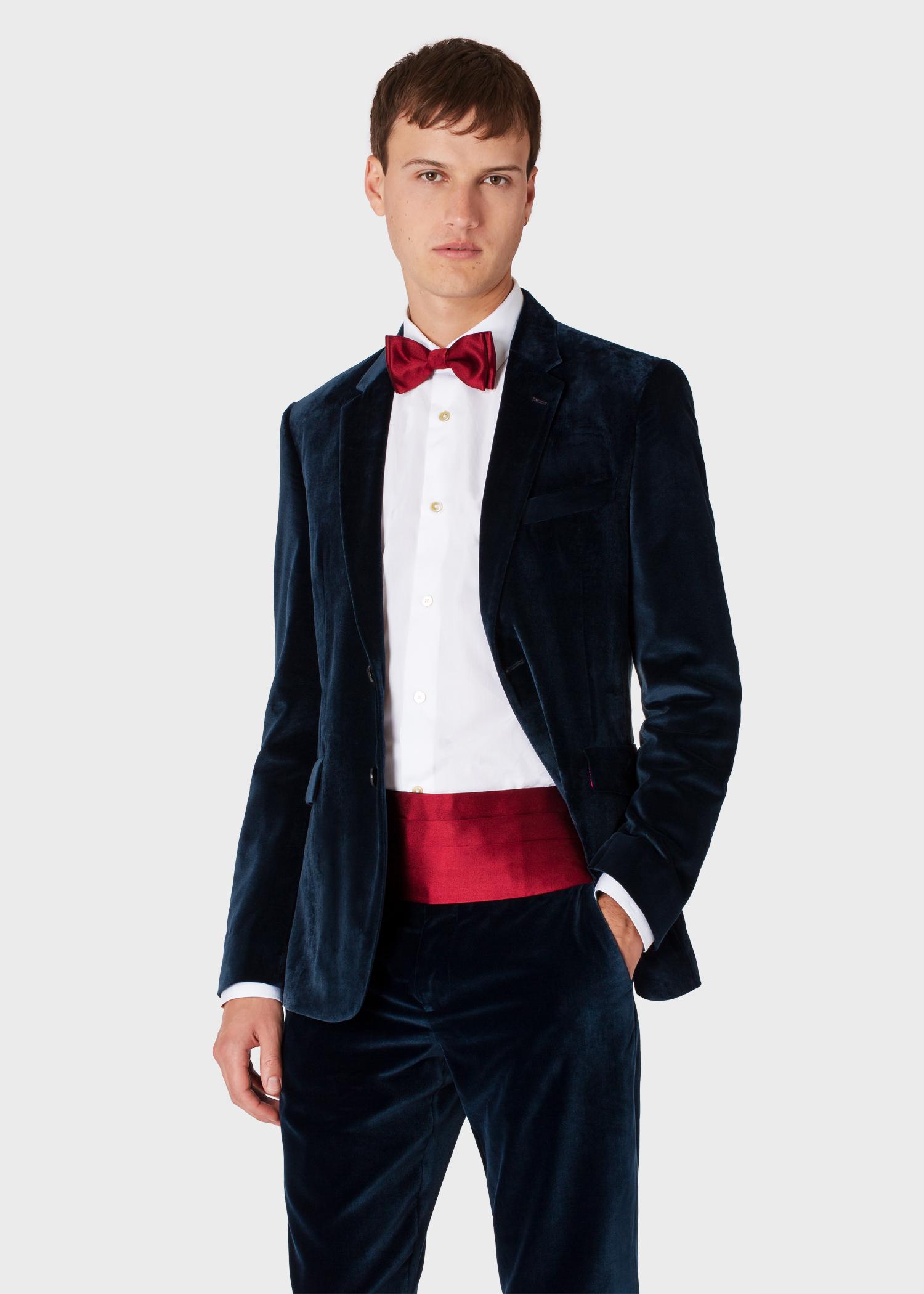 Paul Smith Burgundy Silk Cummerbund in Red for Men Lyst