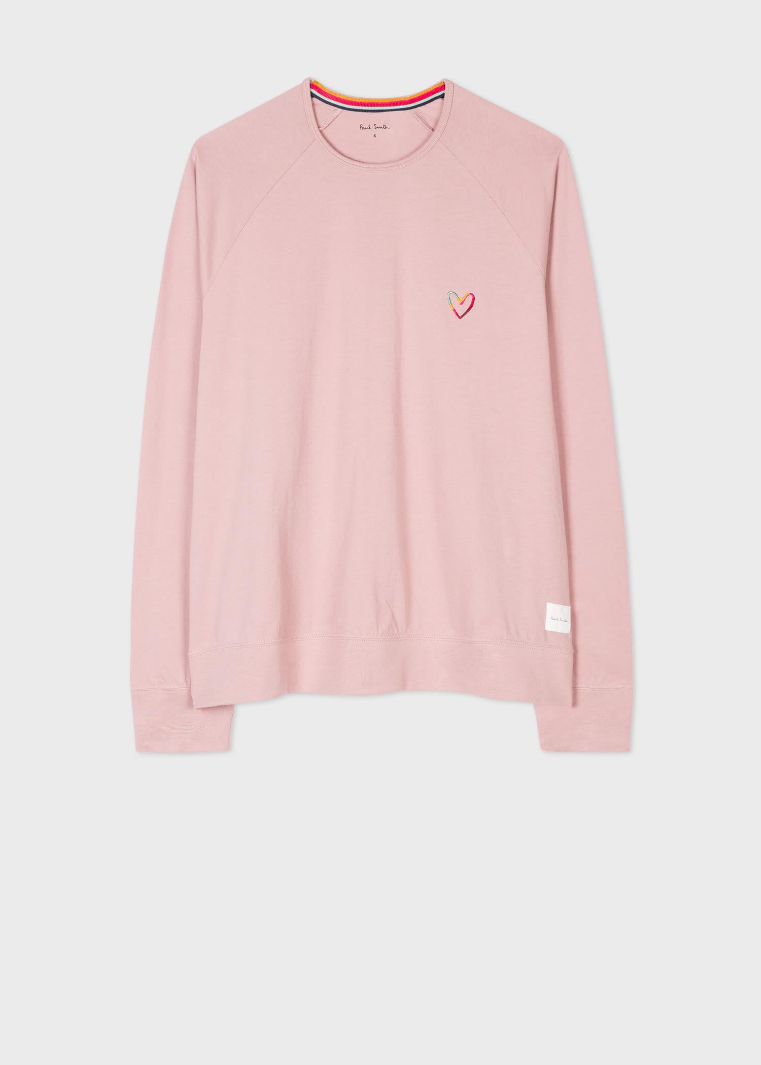 Paul Smith Long Sleeve Swirl Heart Sweatshirt in Pink Lyst UK