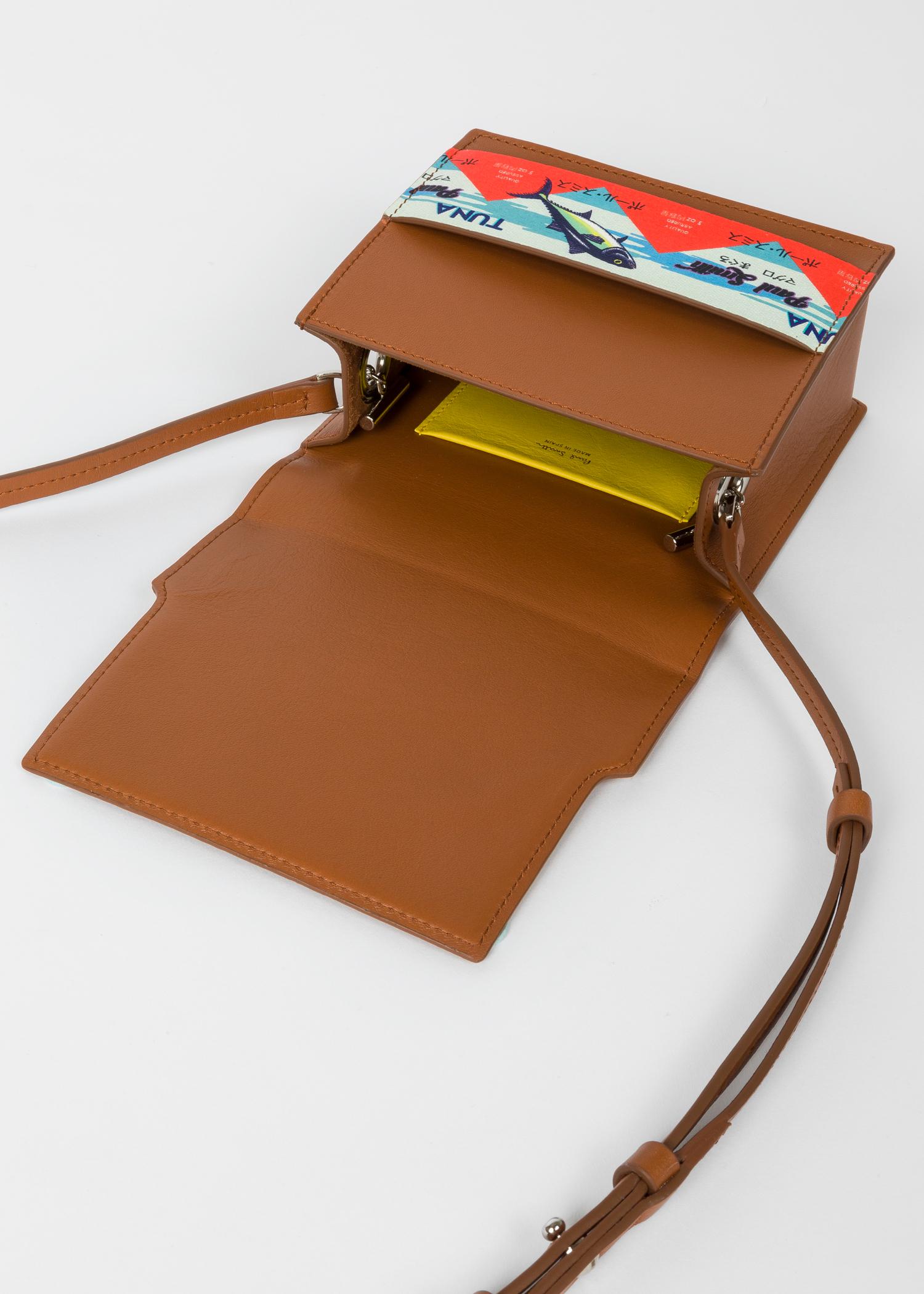 Paul Smith &#39;Swirl&#39; Print Calf Leather Cross-Body Bag - Lyst