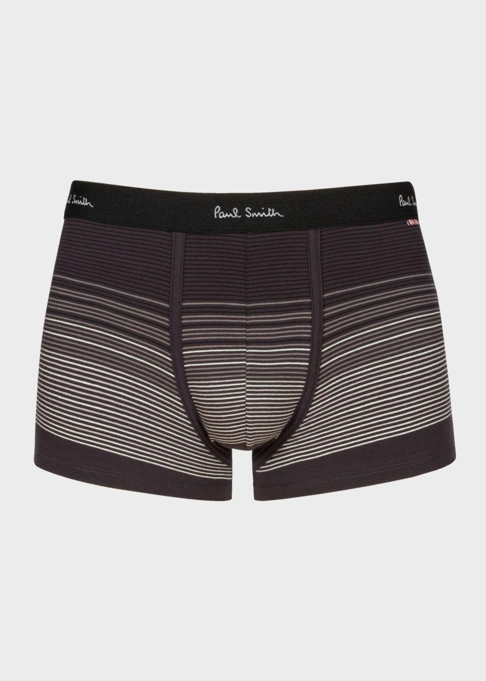 Lyst Paul Smith Men's Charcoal Grey Thin Stripe Lowrise Boxer Briefs