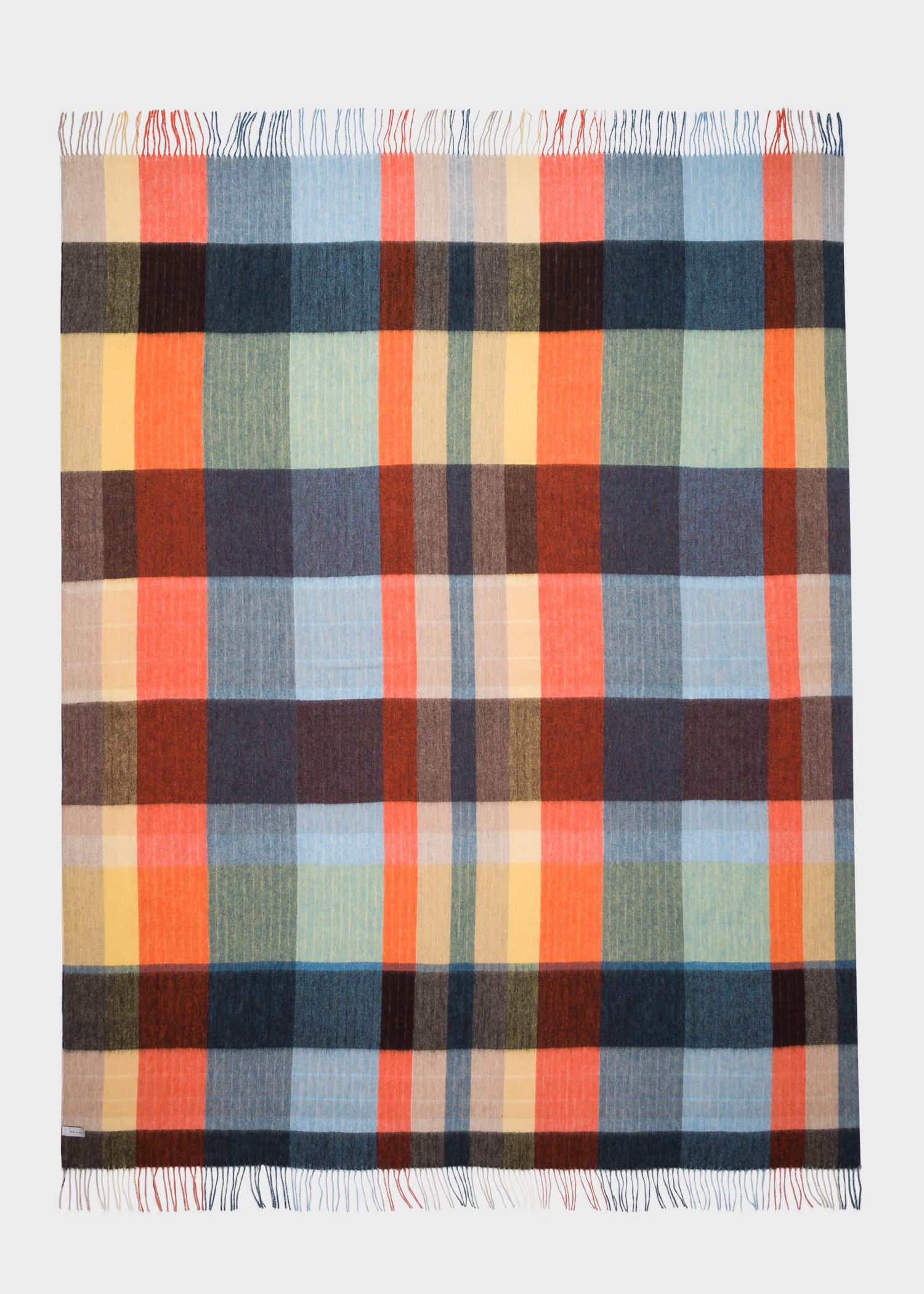 Paul Smith Anni Albers x - Multi-Coloured Geometric Stripe Lambswool  Blanket for Men - Lyst