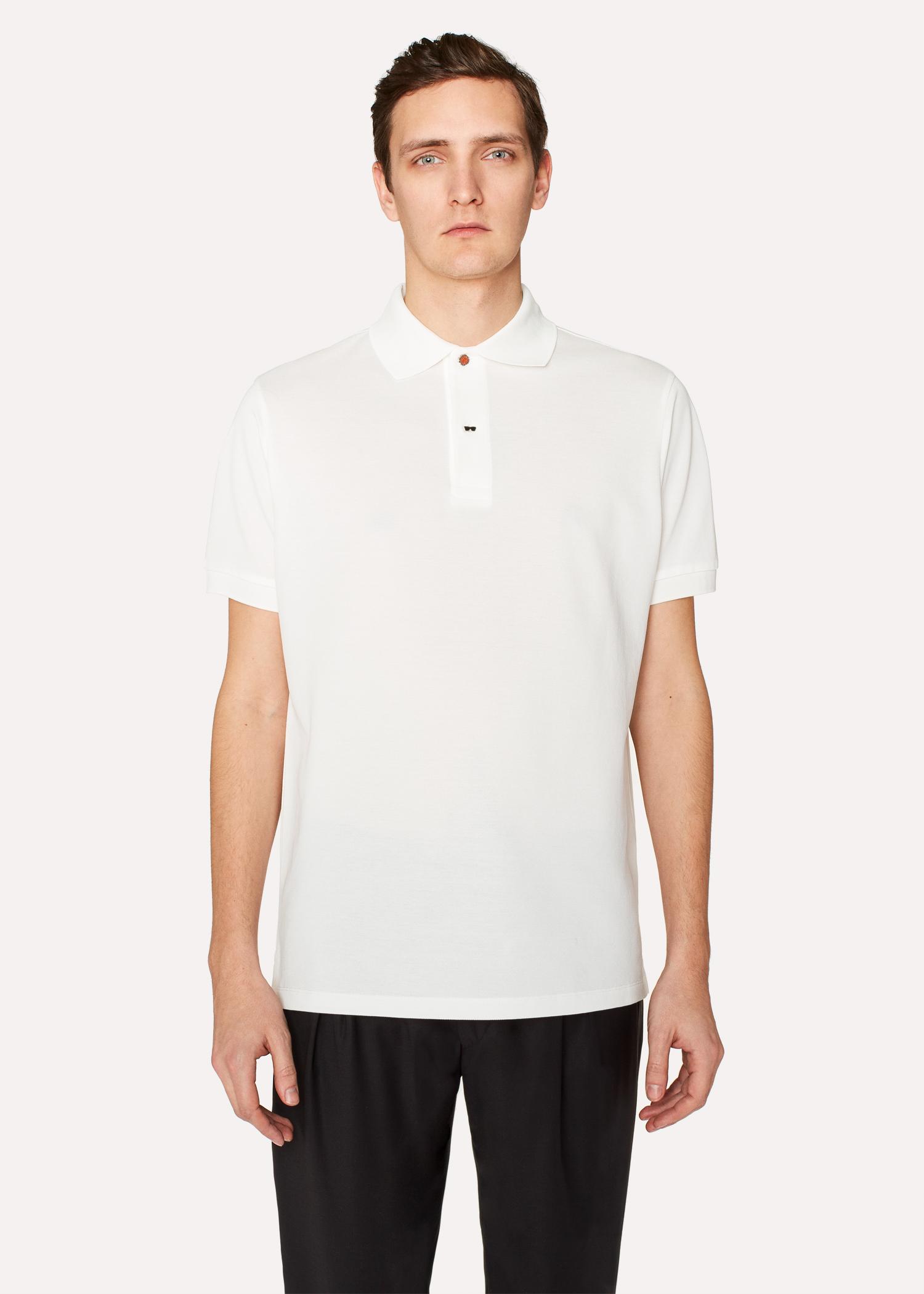 paul smith white polo