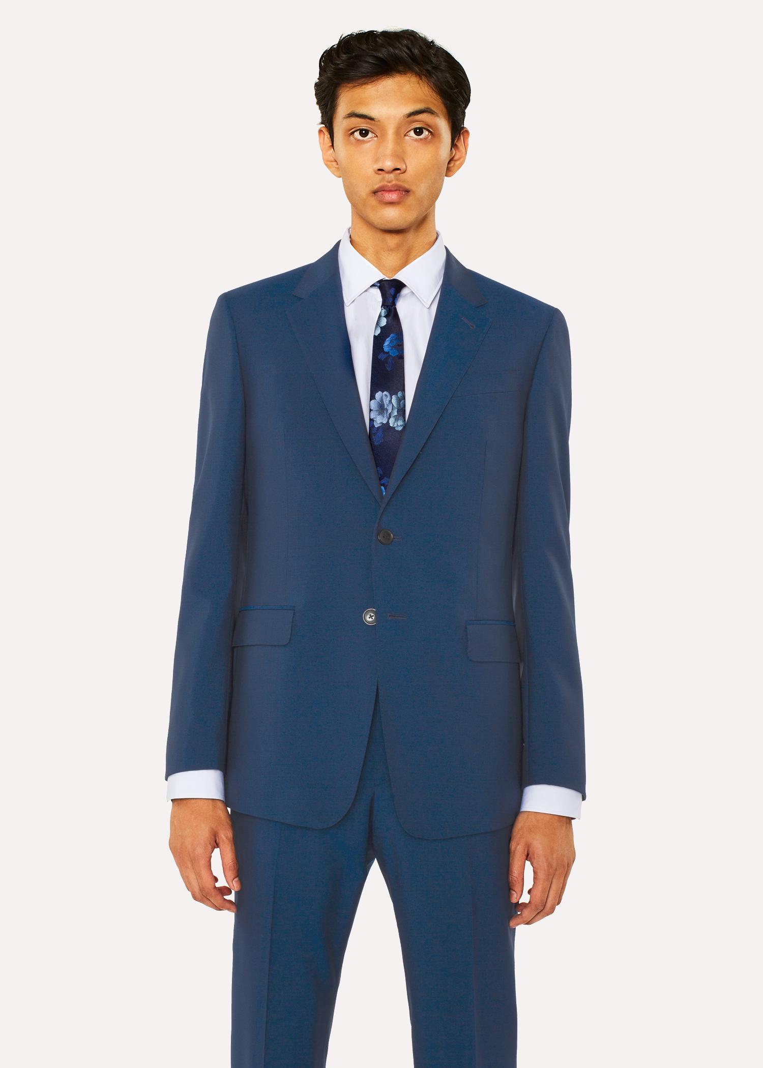 prussian blue blazer