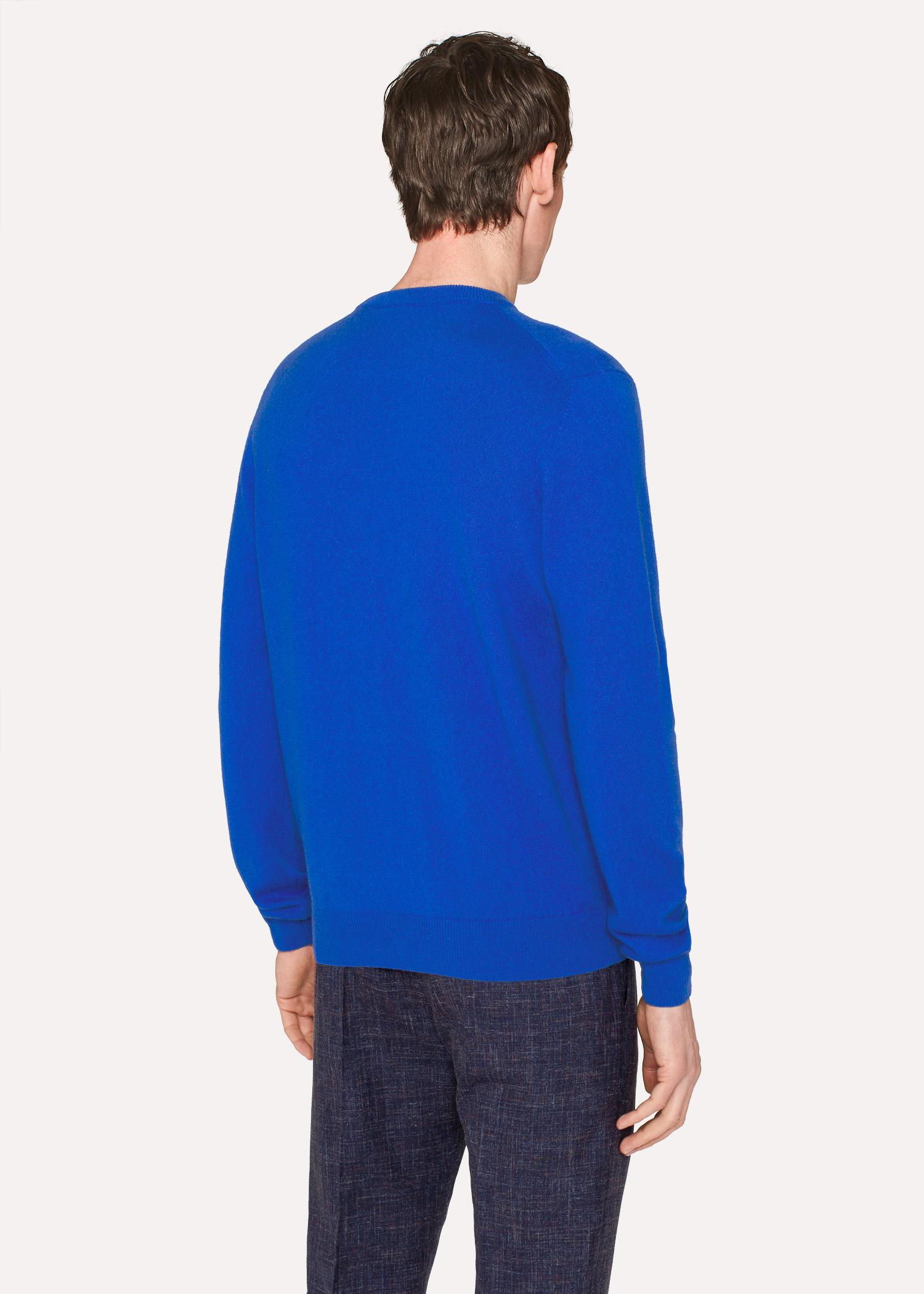 cobalt blue cashmere sweater