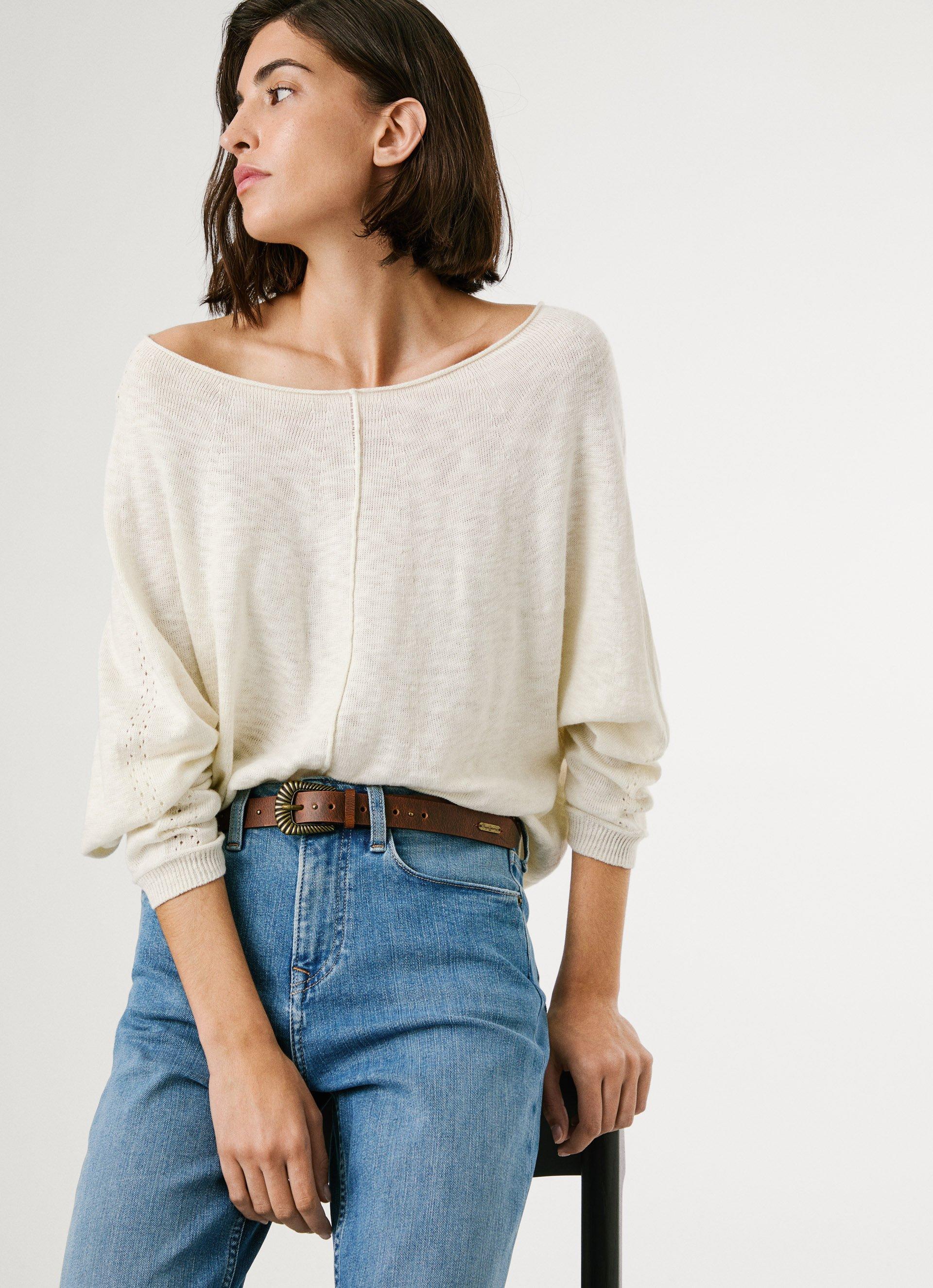 Jeans Damen Strick Pulli Pepe Jeans Damen Pullover Nica