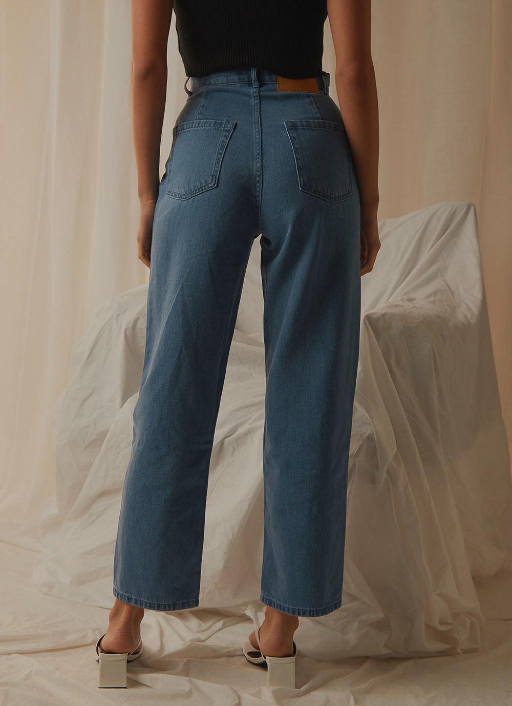 Afends Shelby Hemp Denim High Waist 