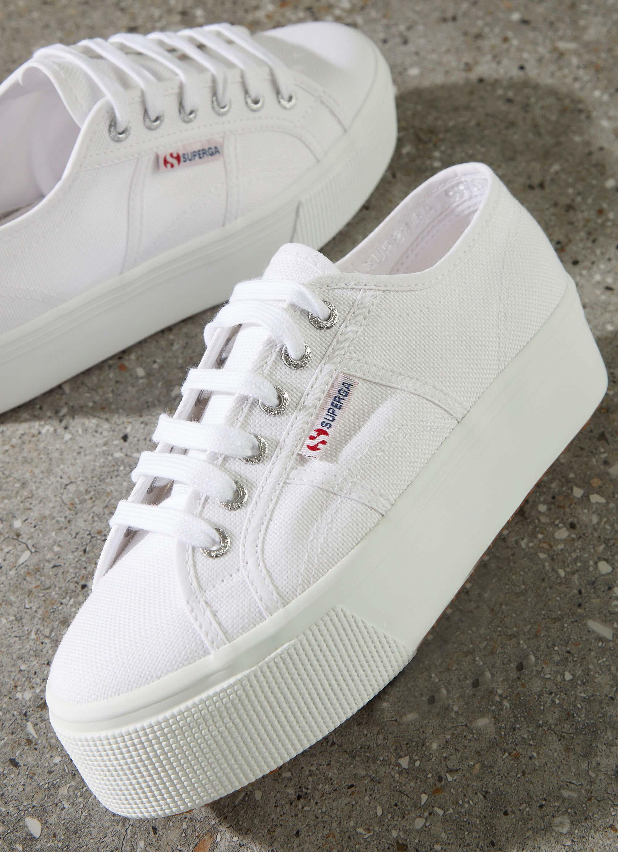 Superga 2790acotw Linea Up And Down Sneakers in White | Lyst