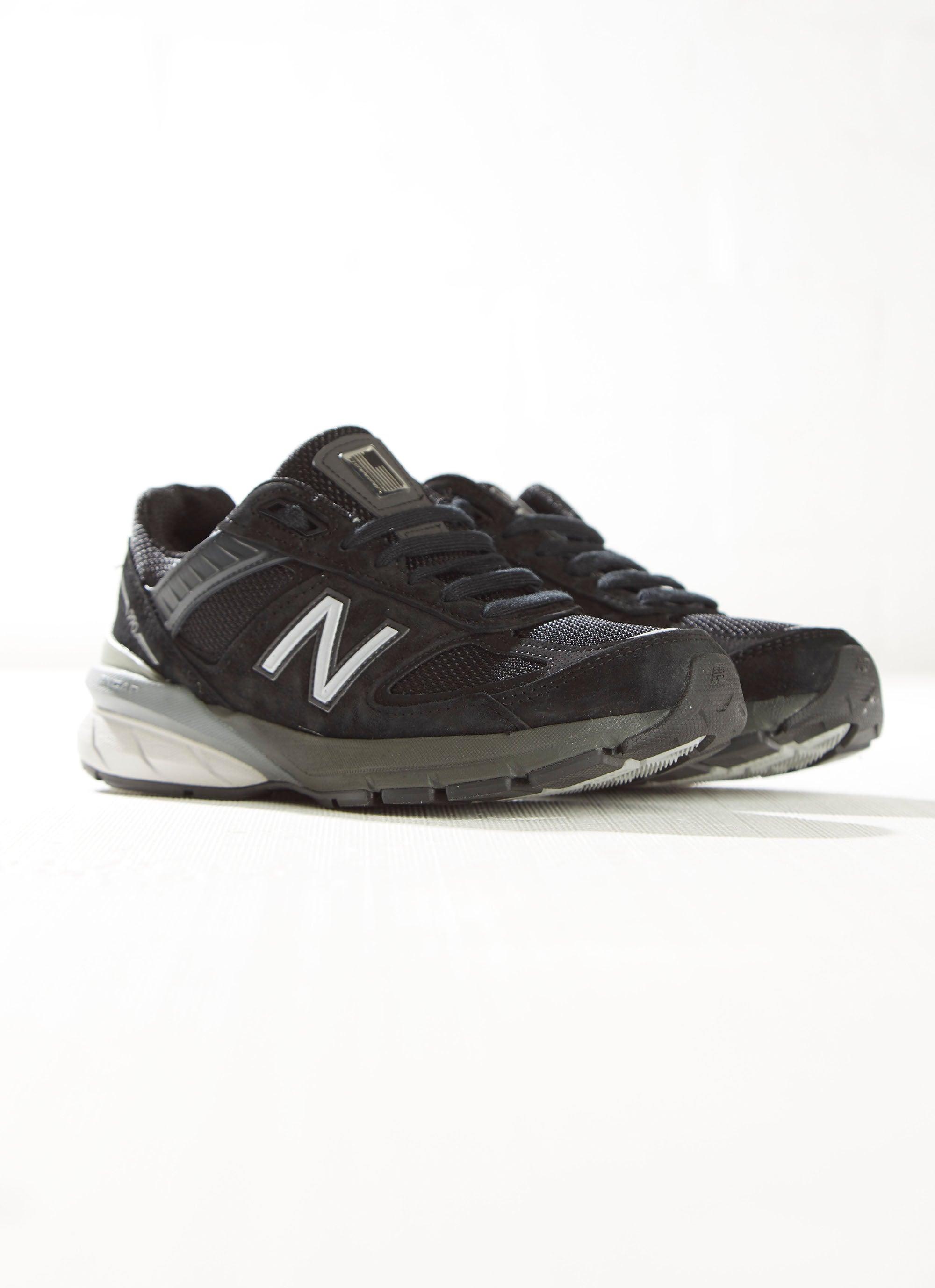 New Balance Suede 990 Sneaker in Black Silver (Black) | Lyst