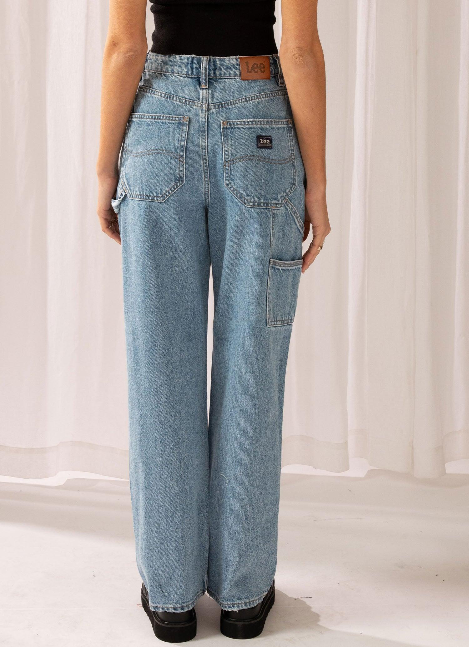 Lee Jeans High Baggy Carpenter Jean in Blue | Lyst