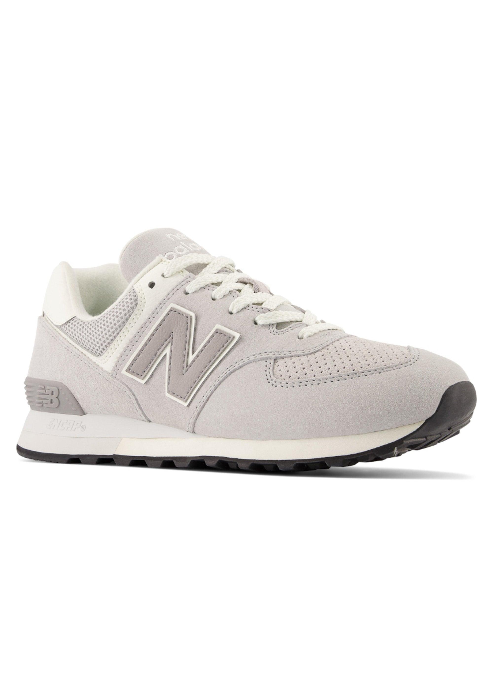 New Balance 574 Sneaker in White | Lyst