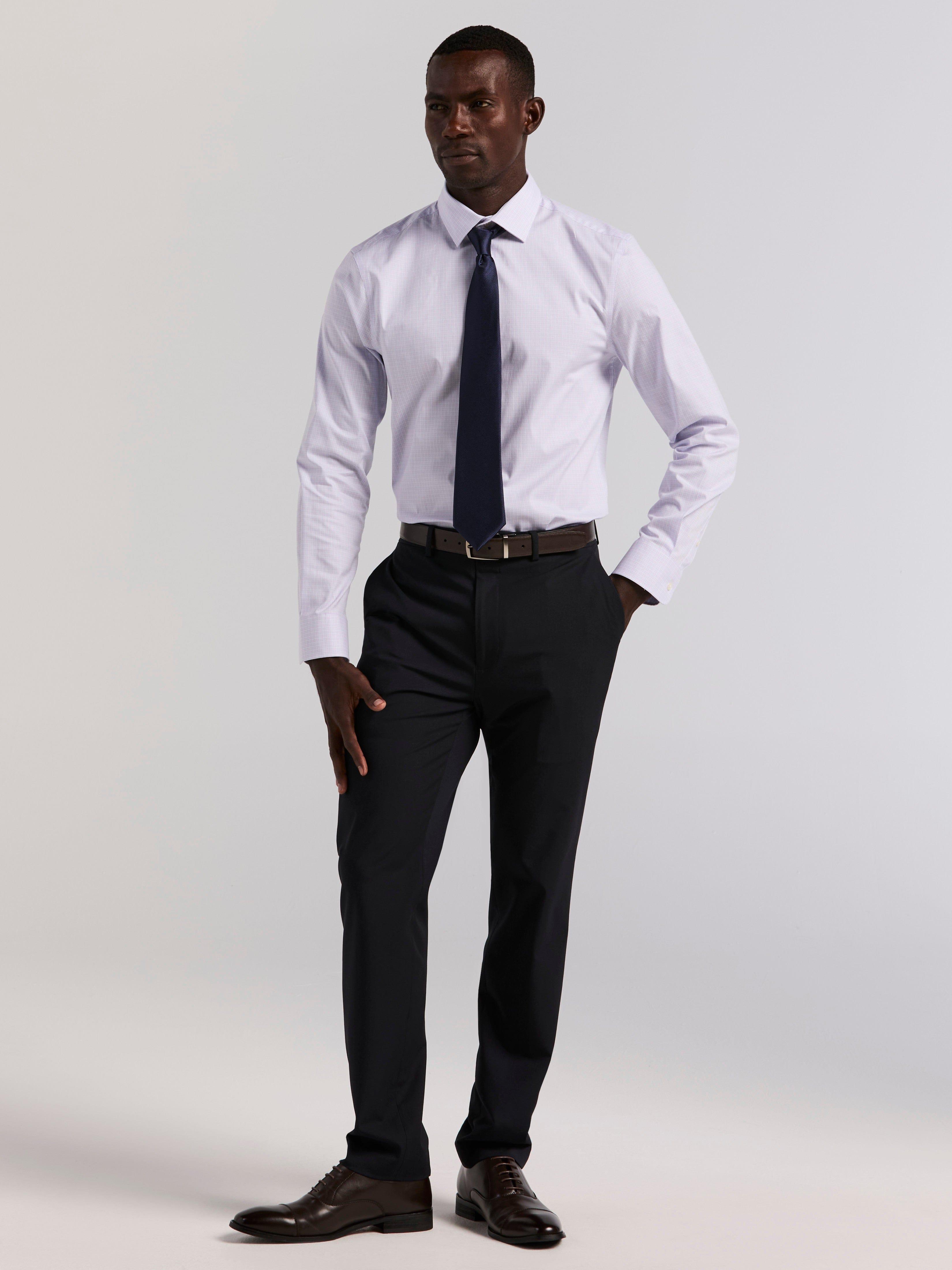 green emerald velvet dress Slim Fit Non-Iron Tech Dress Shirt  Perry Ellis