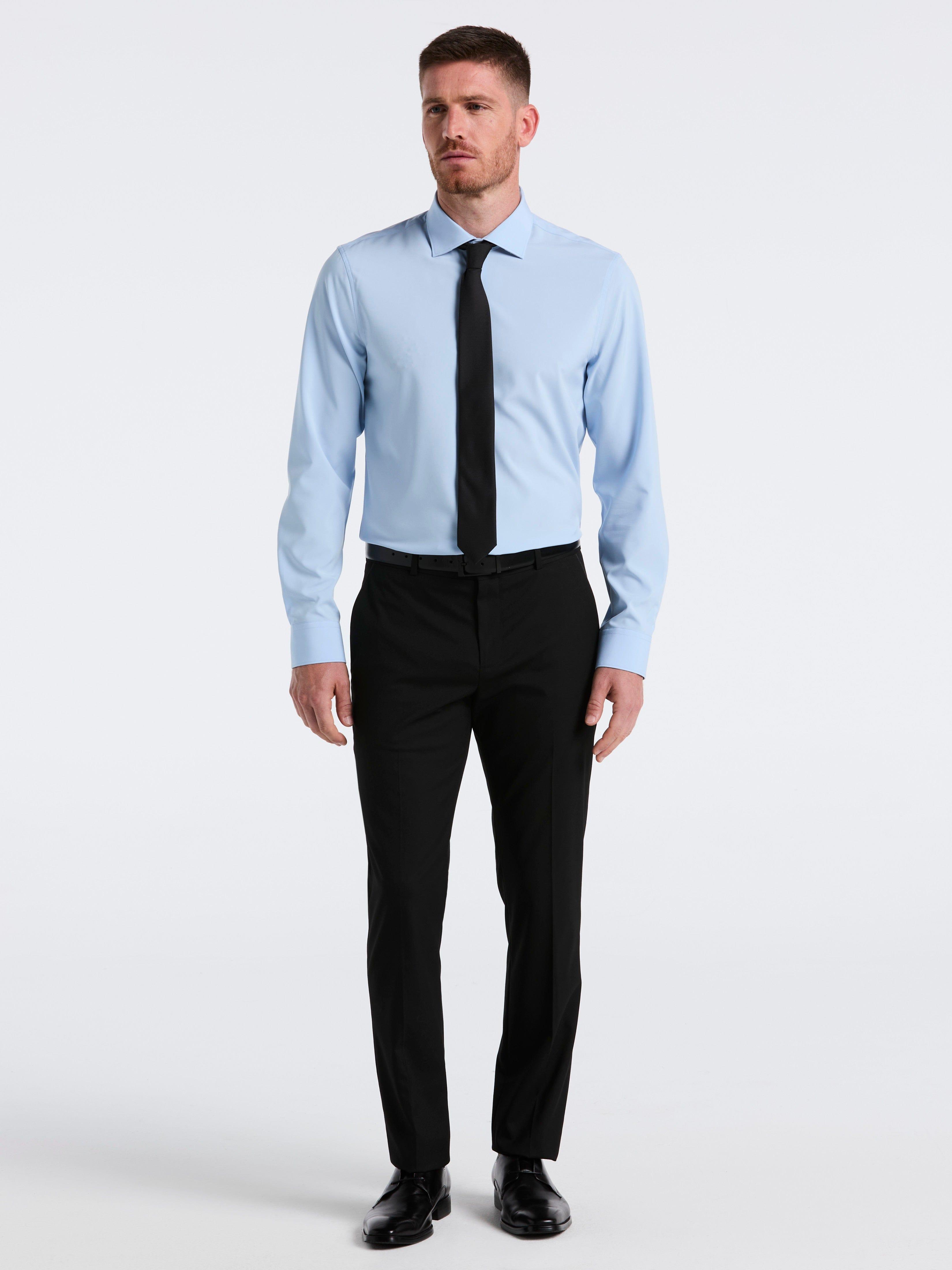 green emerald velvet dress Slim Micro Print Suit Pant – Perry Ellis main image 1