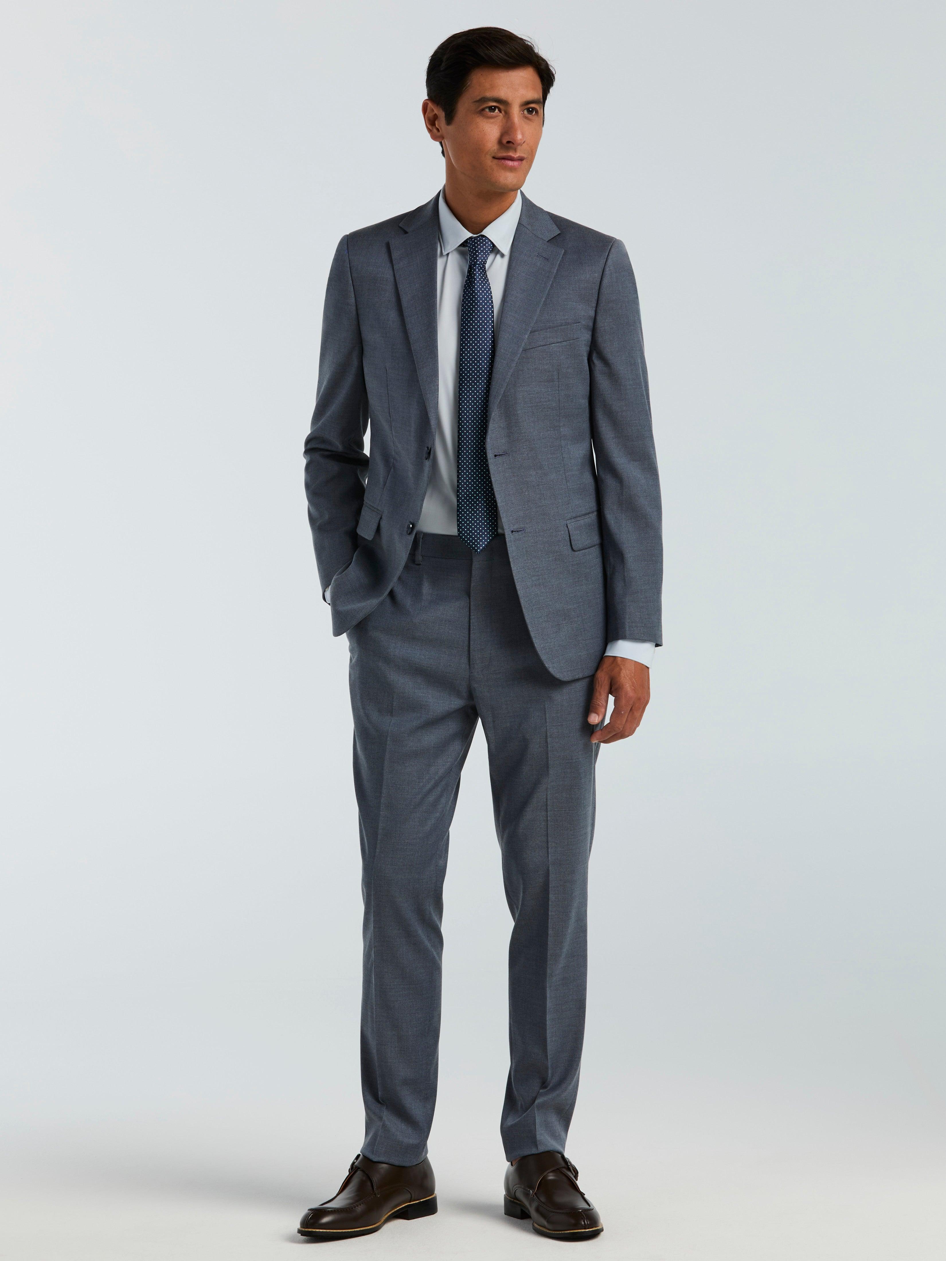 slim fit dress slacks Perry Ellis Outlet Men's Slim Fit Tech 2.0 Suit Pants in Olive/Green, Size 30, Nylon/Elastane