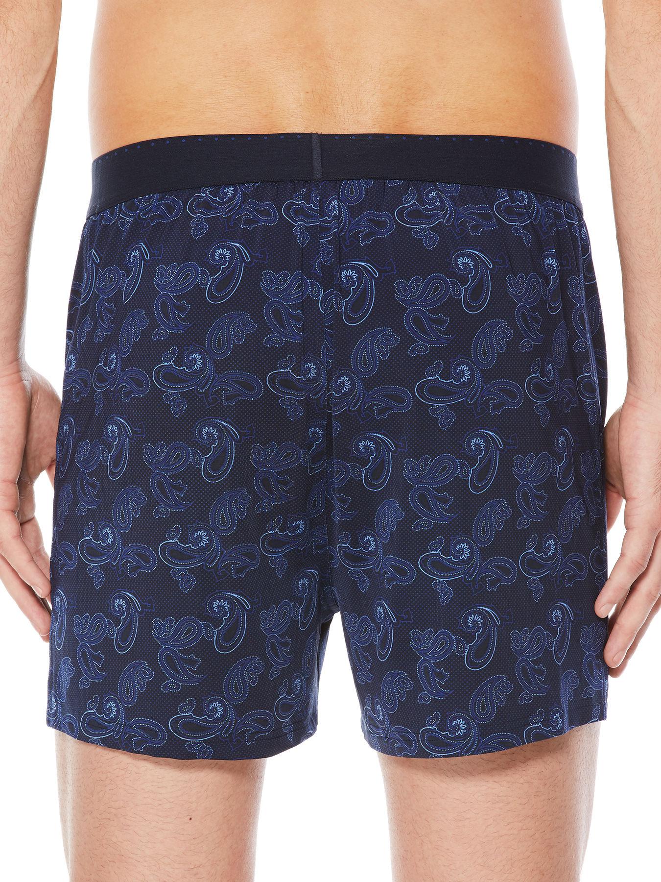Perry Ellis Synthetic Paisley Dot Boxer Short in Blue for Men - Lyst