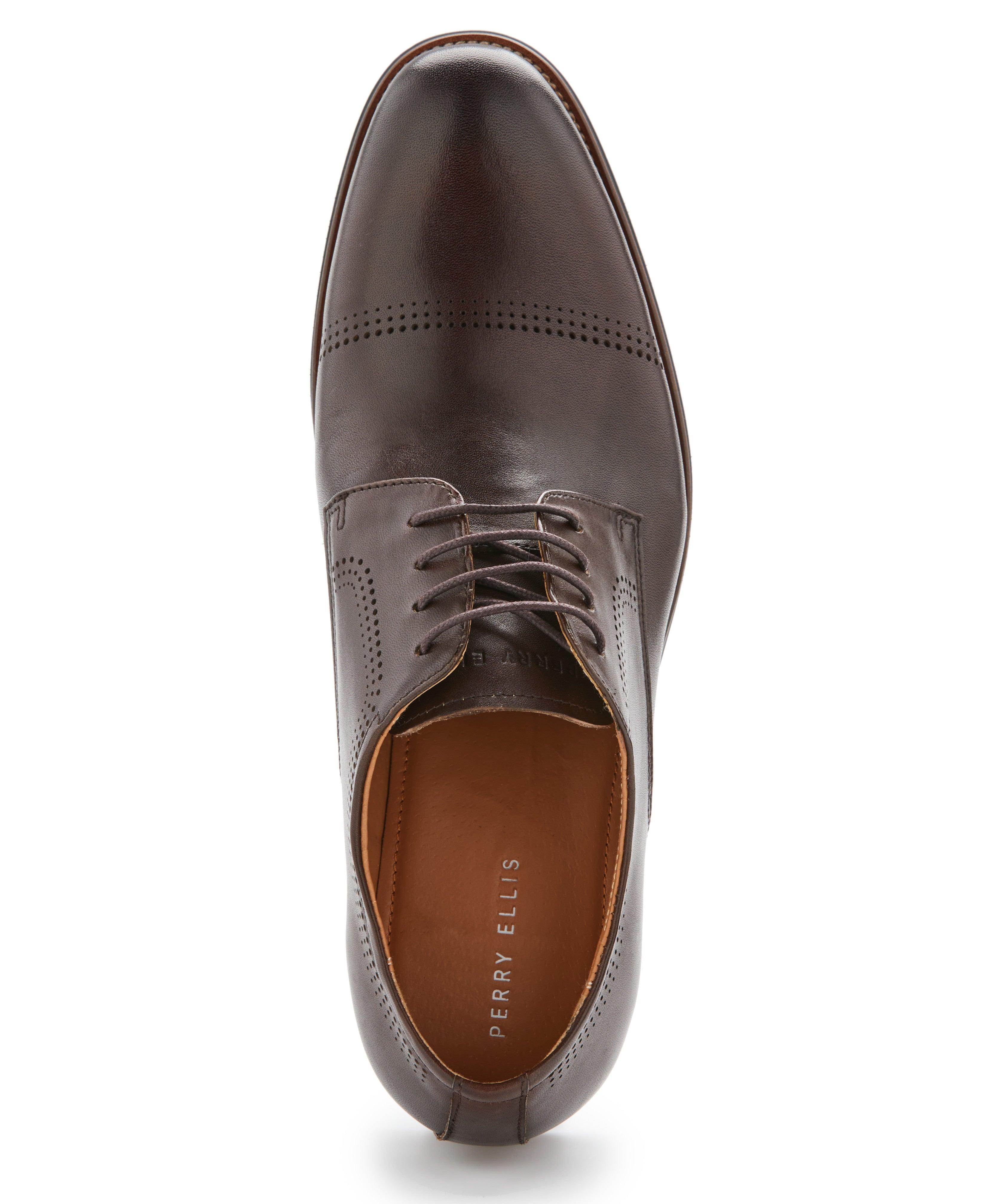 Perry Ellis Leather Oxford Shoes in 