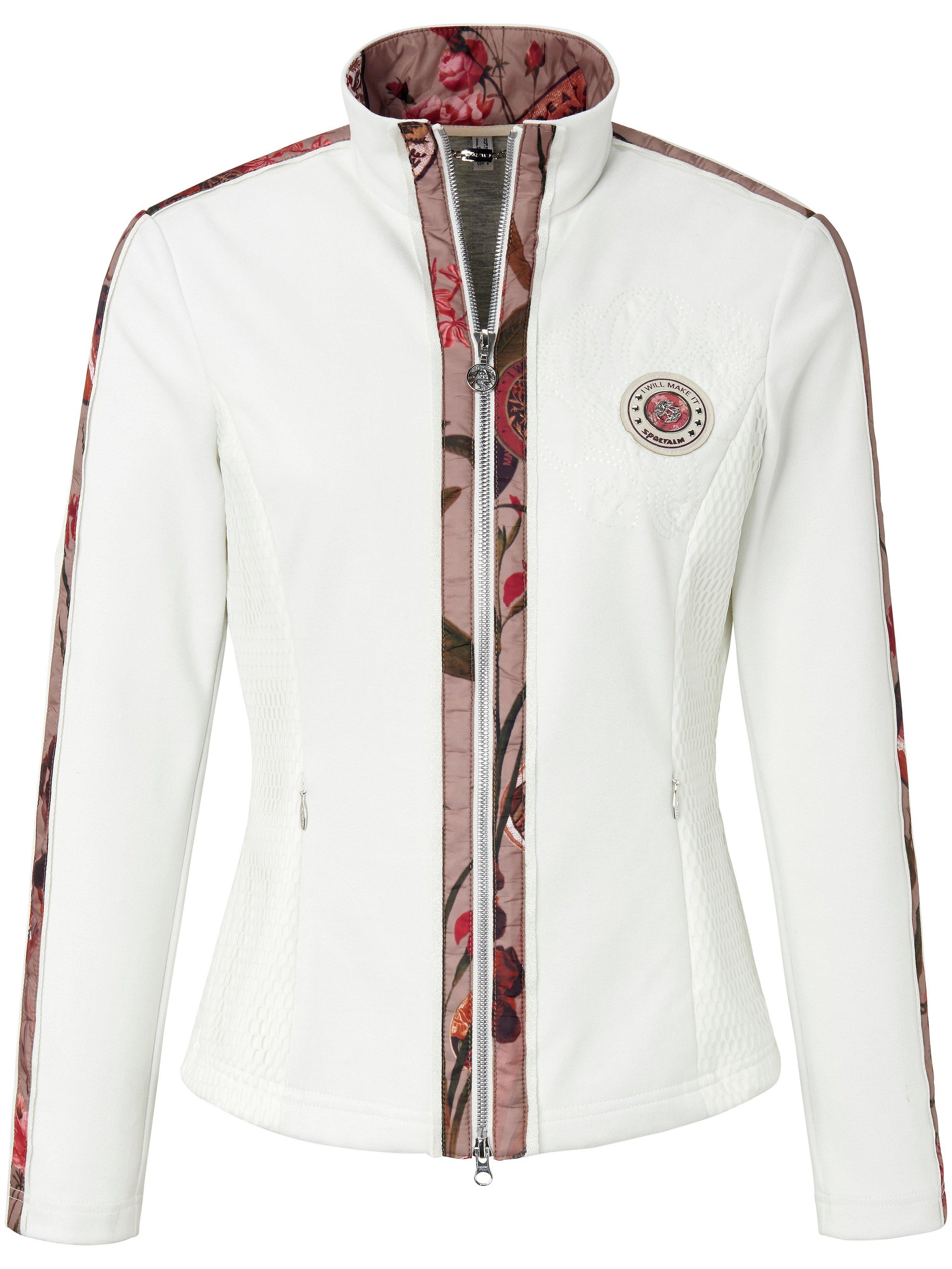 Sportalm Kitzbühel Jersey-Jacke mehrfarbig in Weiß | Lyst DE