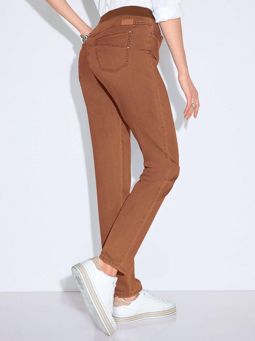 RAPHAELA by BRAX Comfort plus-jeans modell carina in Braun | Lyst DE