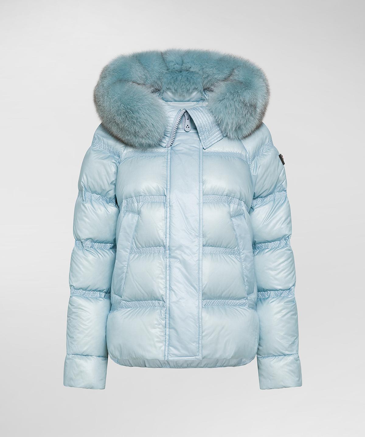Peuterey GLÄNZENDE DAUNENJACKE AUS NYLON-RIPSTOP in Blau Lyst DE