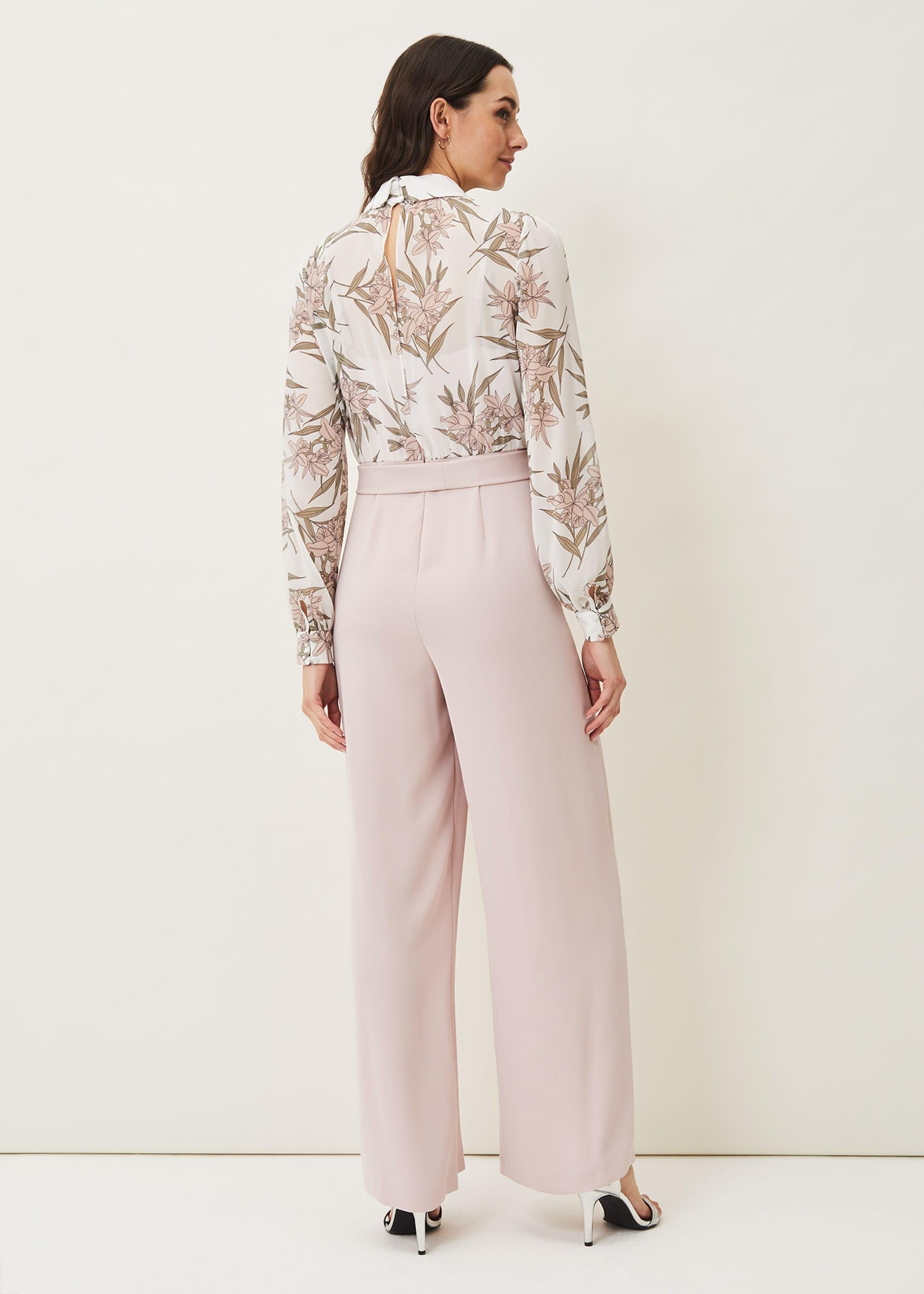 gracen palm print jumpsuit