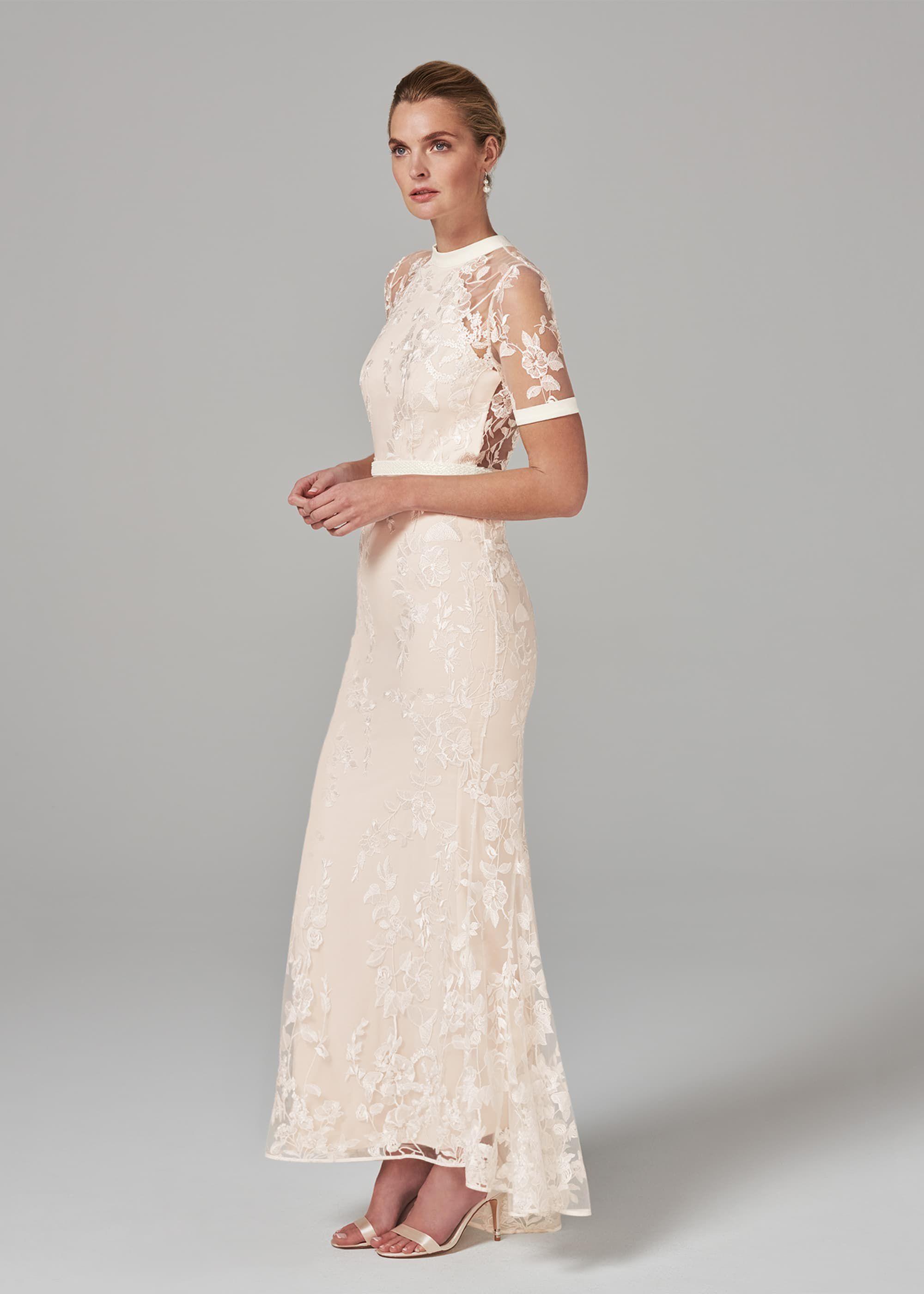 phase eight poppy embroidered wedding dress