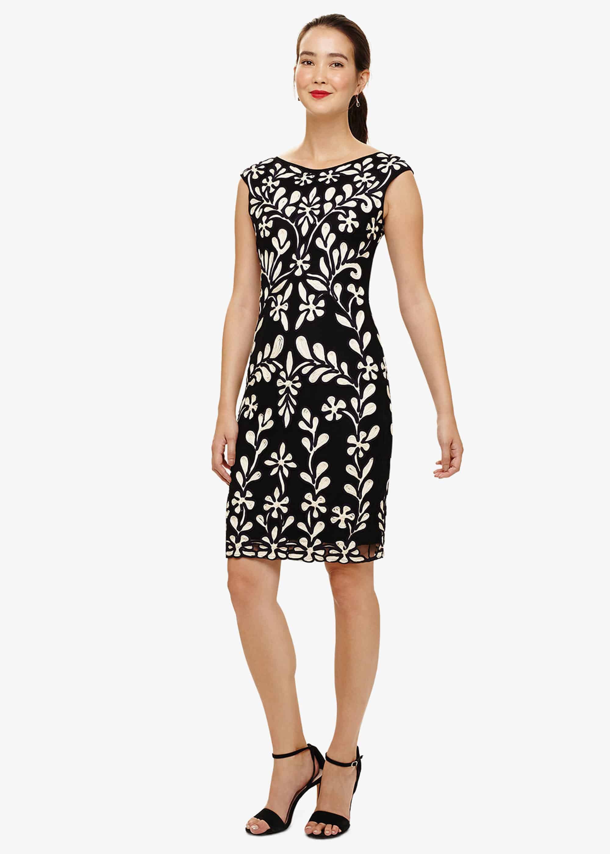 phase eight black lace dress