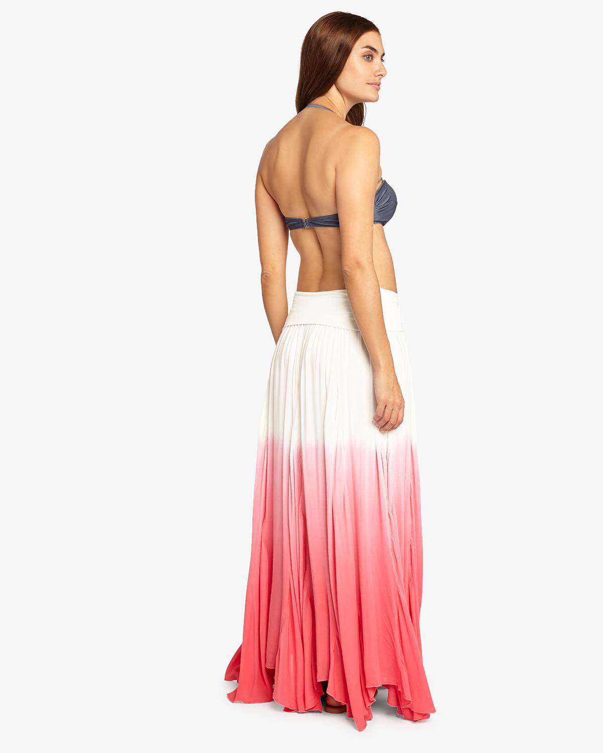 Phase Eight Synthetic Natalia Ombre Maxi Skirt in Pink - Lyst
