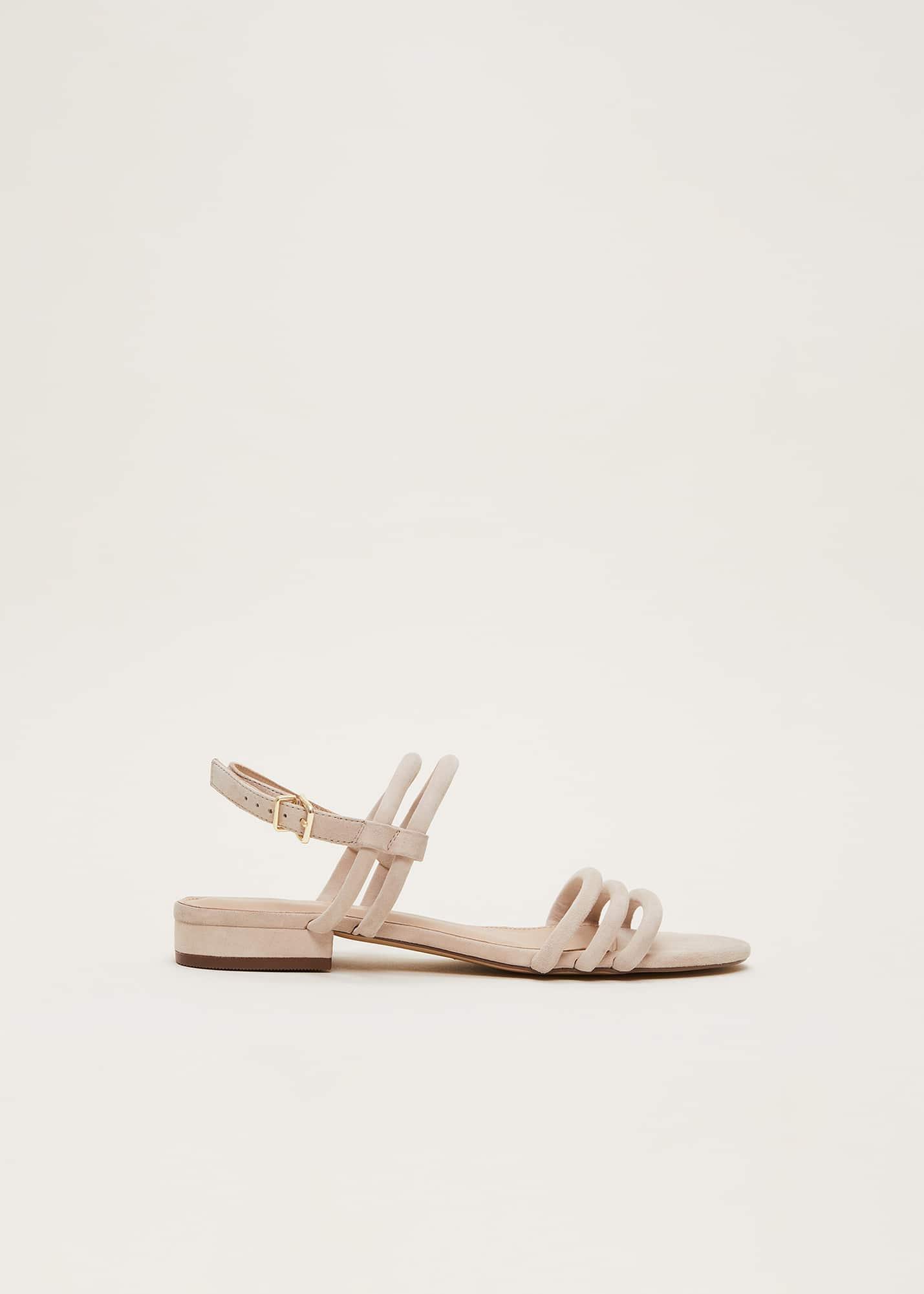 Phase Eight 's Suede Sandals in Natural | Lyst UK