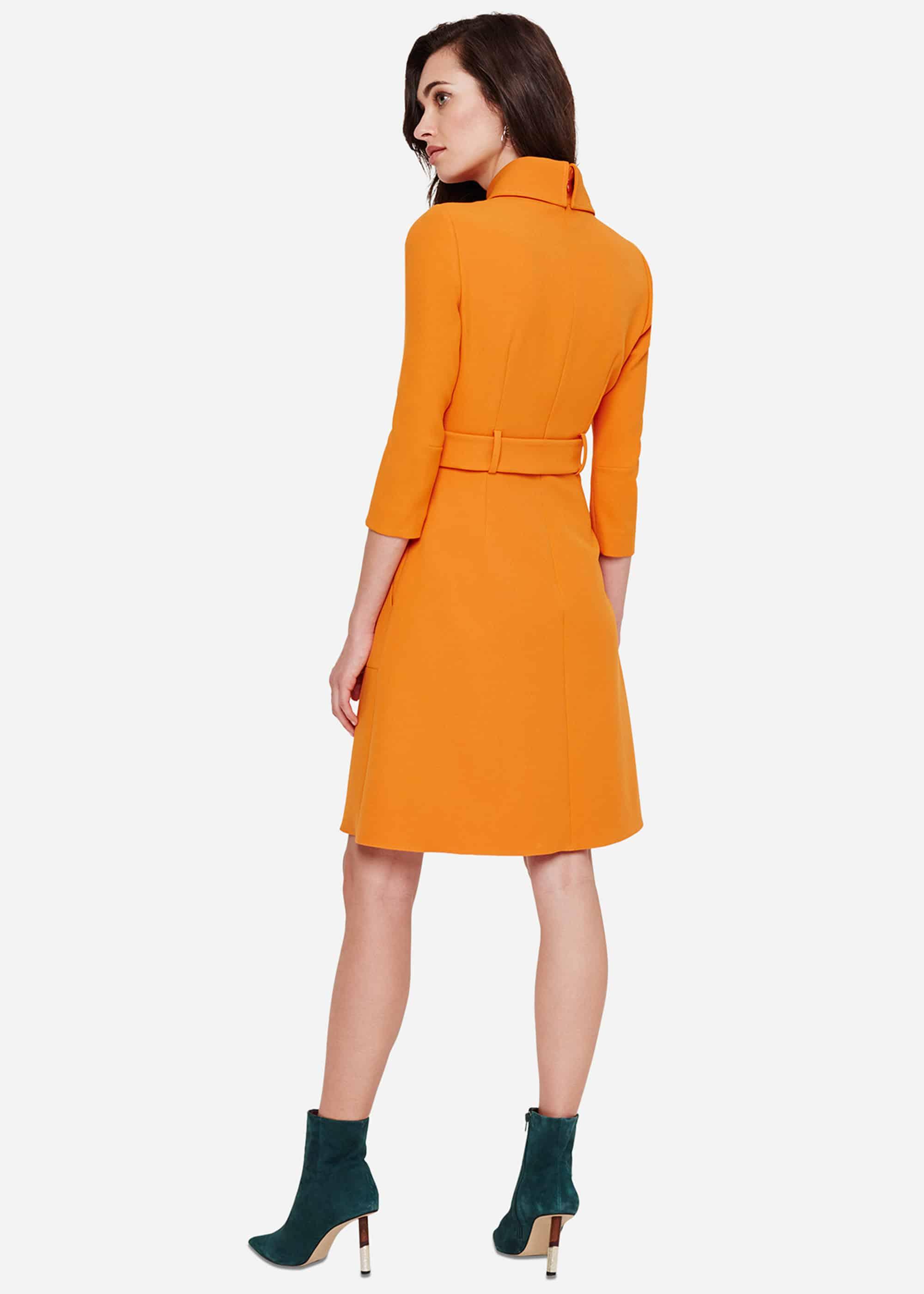 Damsel In A Dress s Adie Button Detail Dress in Orange Lyst UK