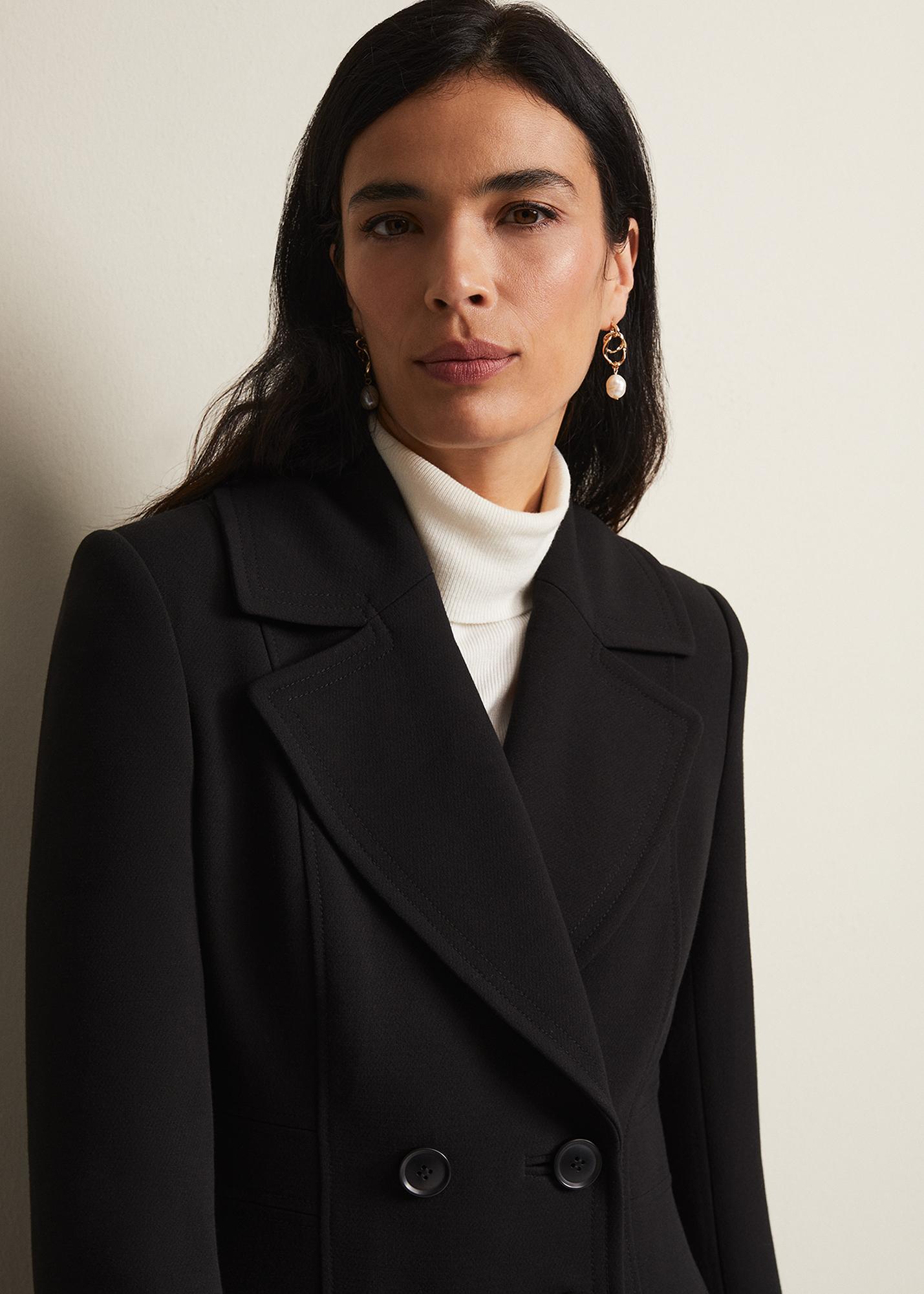 Long smart store coat womens