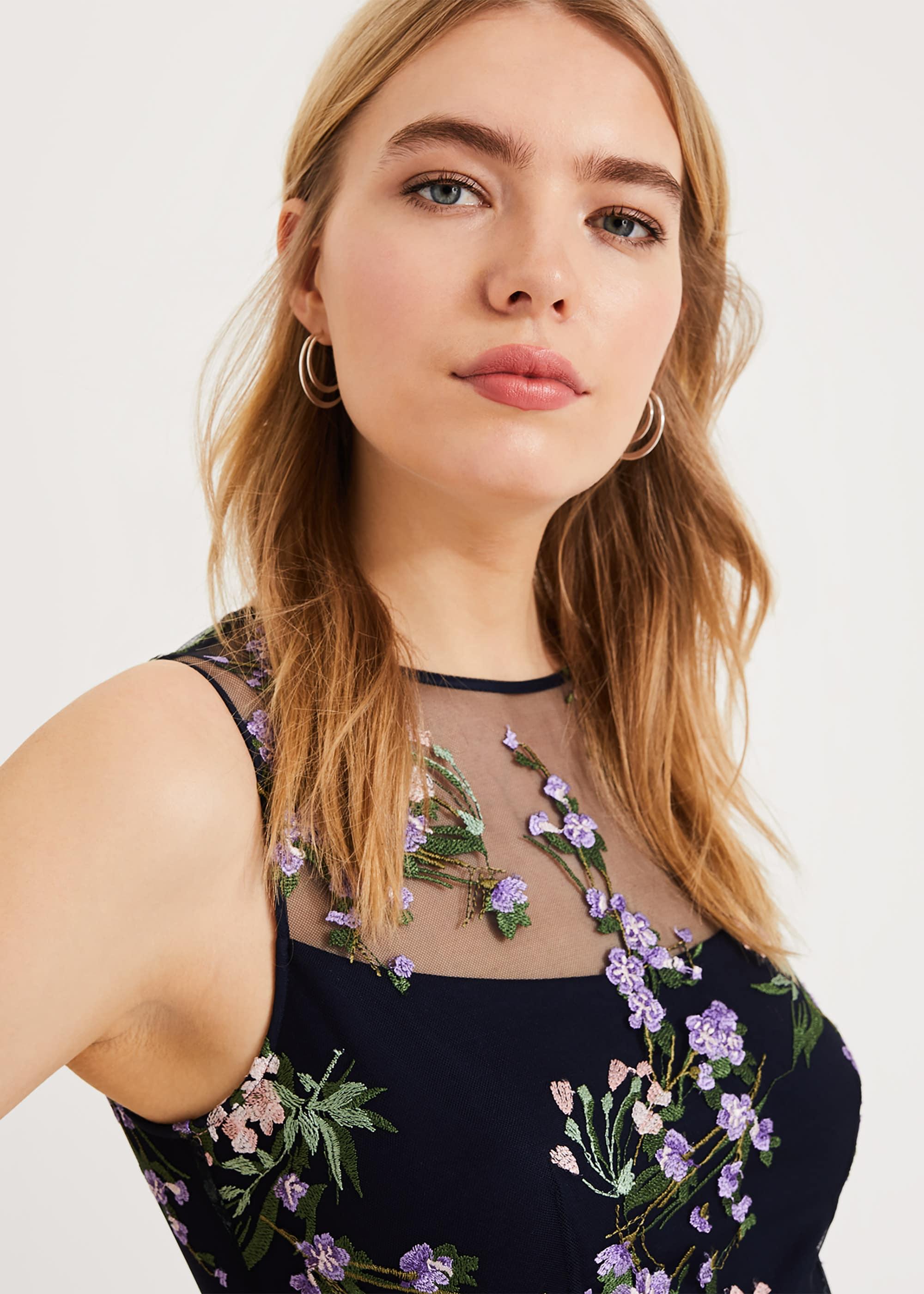 phase eight lia embroidered dress