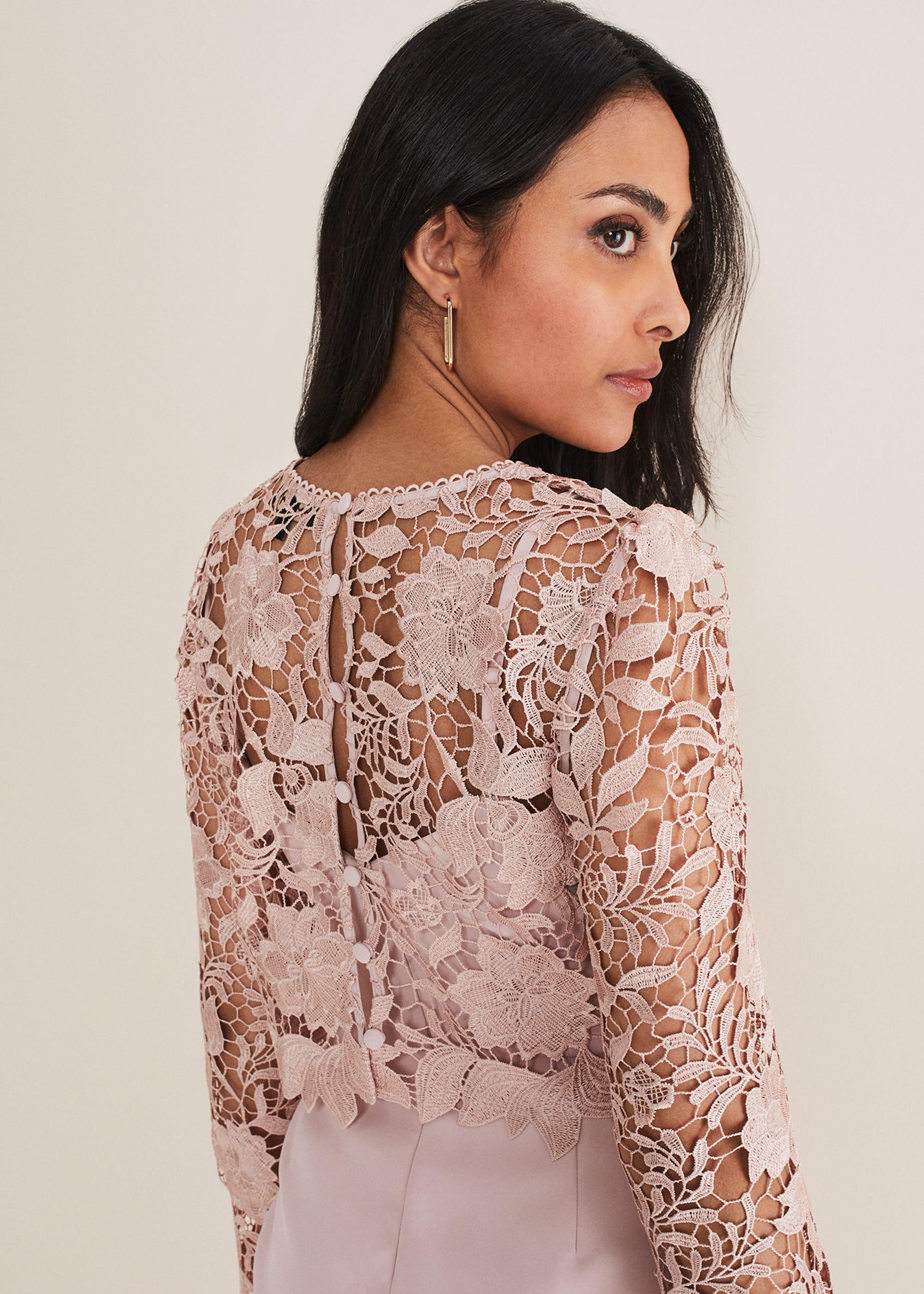 nicole miller lace dress purple Nicole Miller main image 0