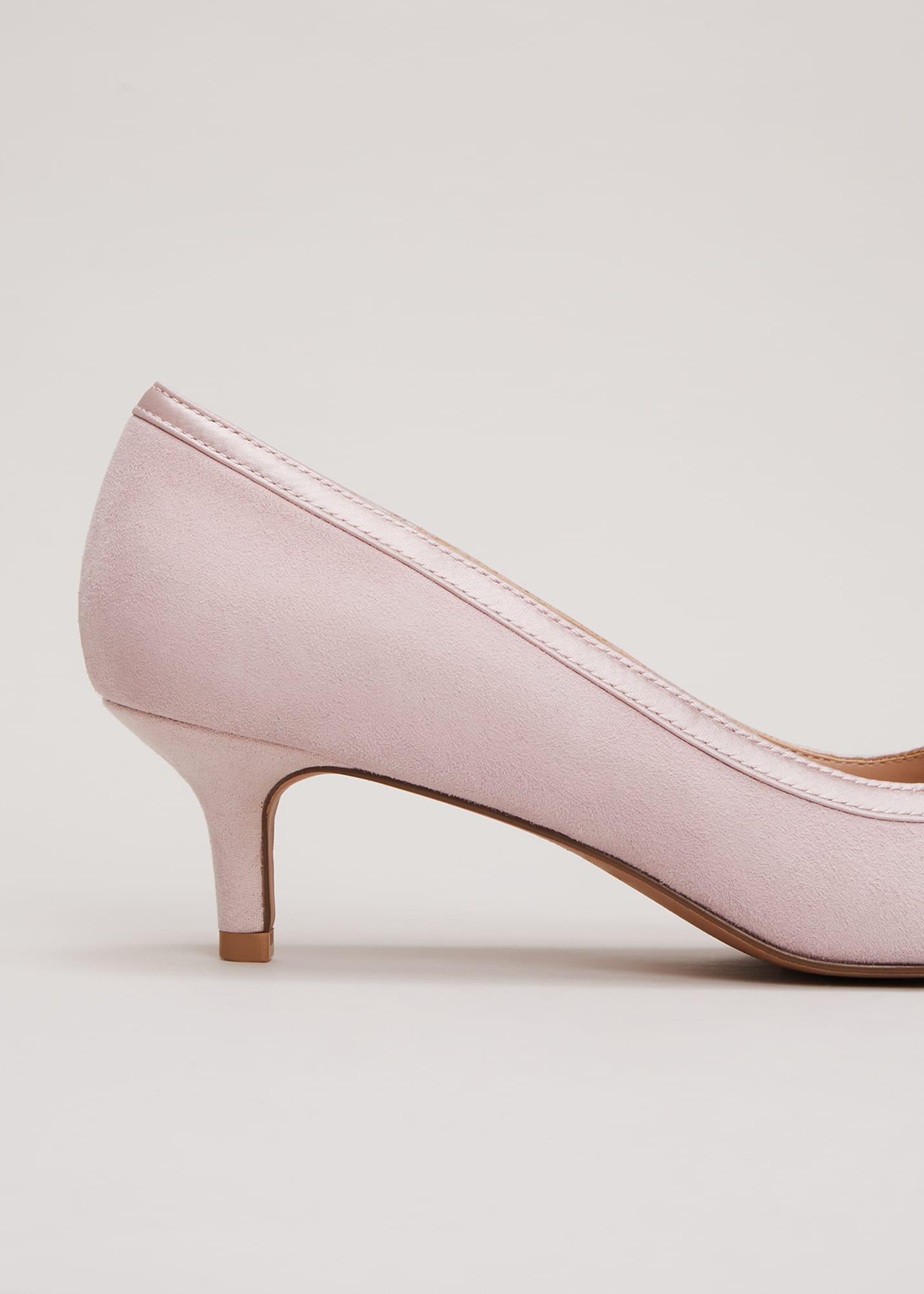 Pastel pink cheap court shoes